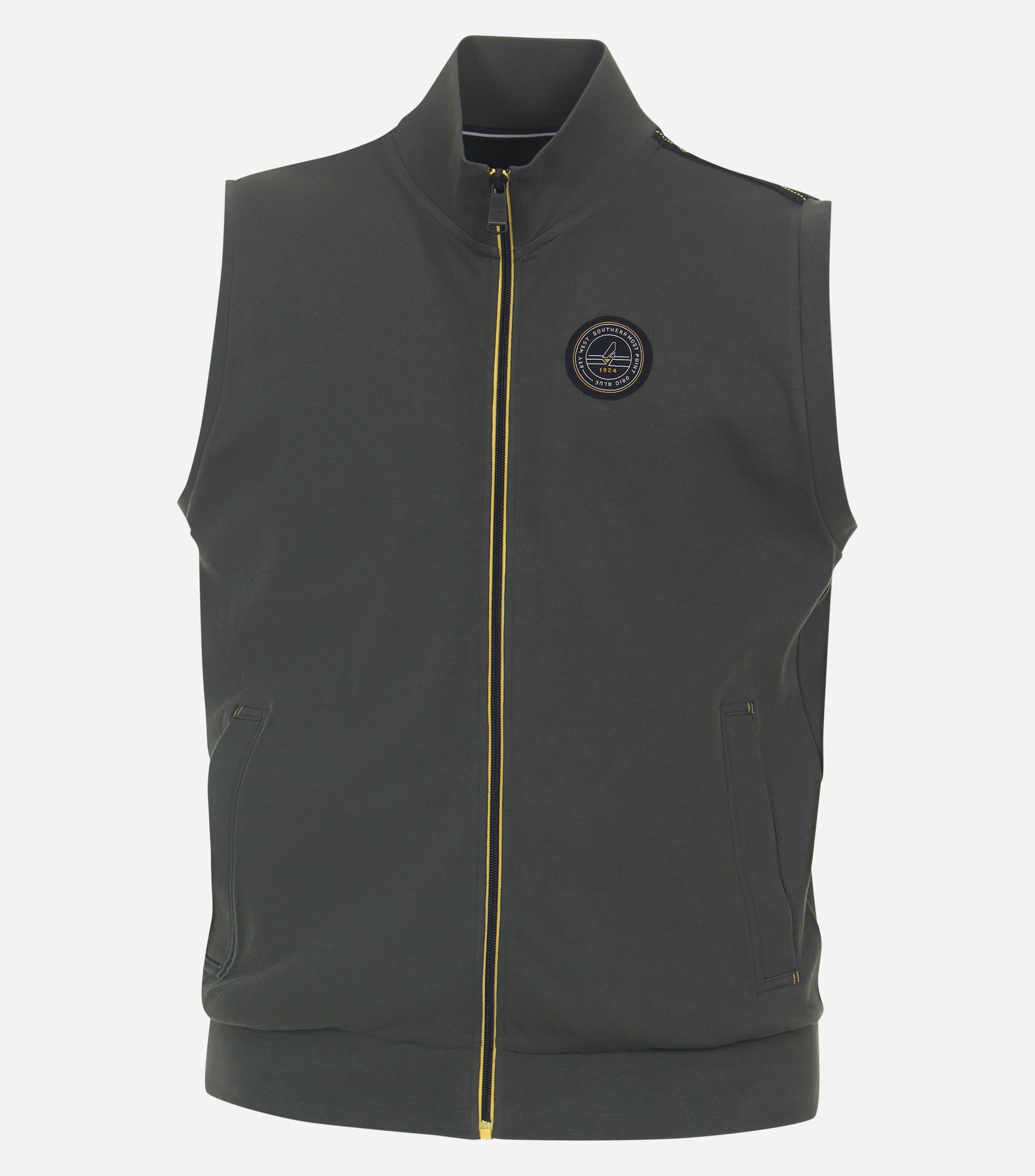 CASA MODA comfort fit bodywarmer, groen