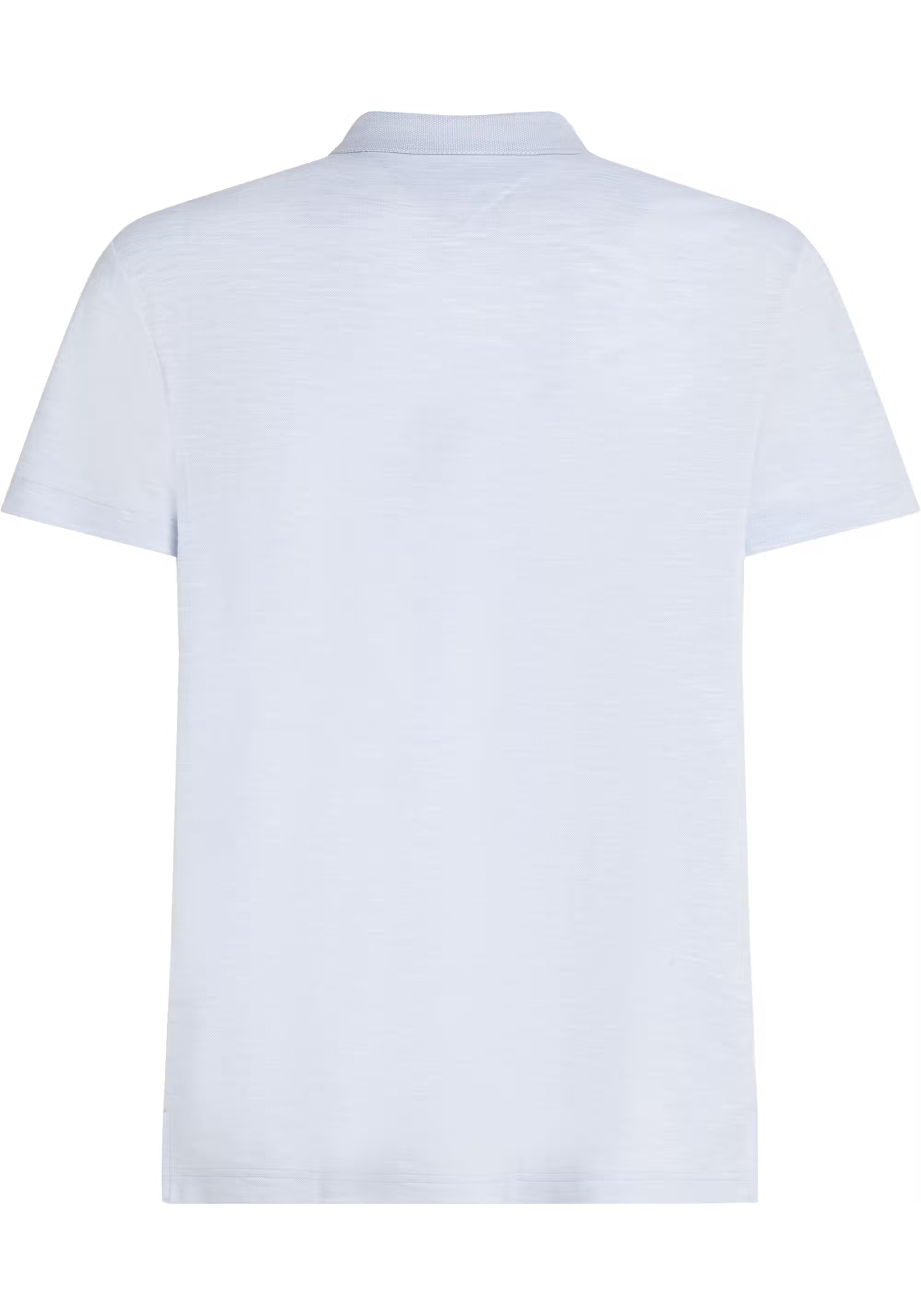 Tommy Hilfiger Slub Oxford Regular Polo, heren poloshirt, blauw