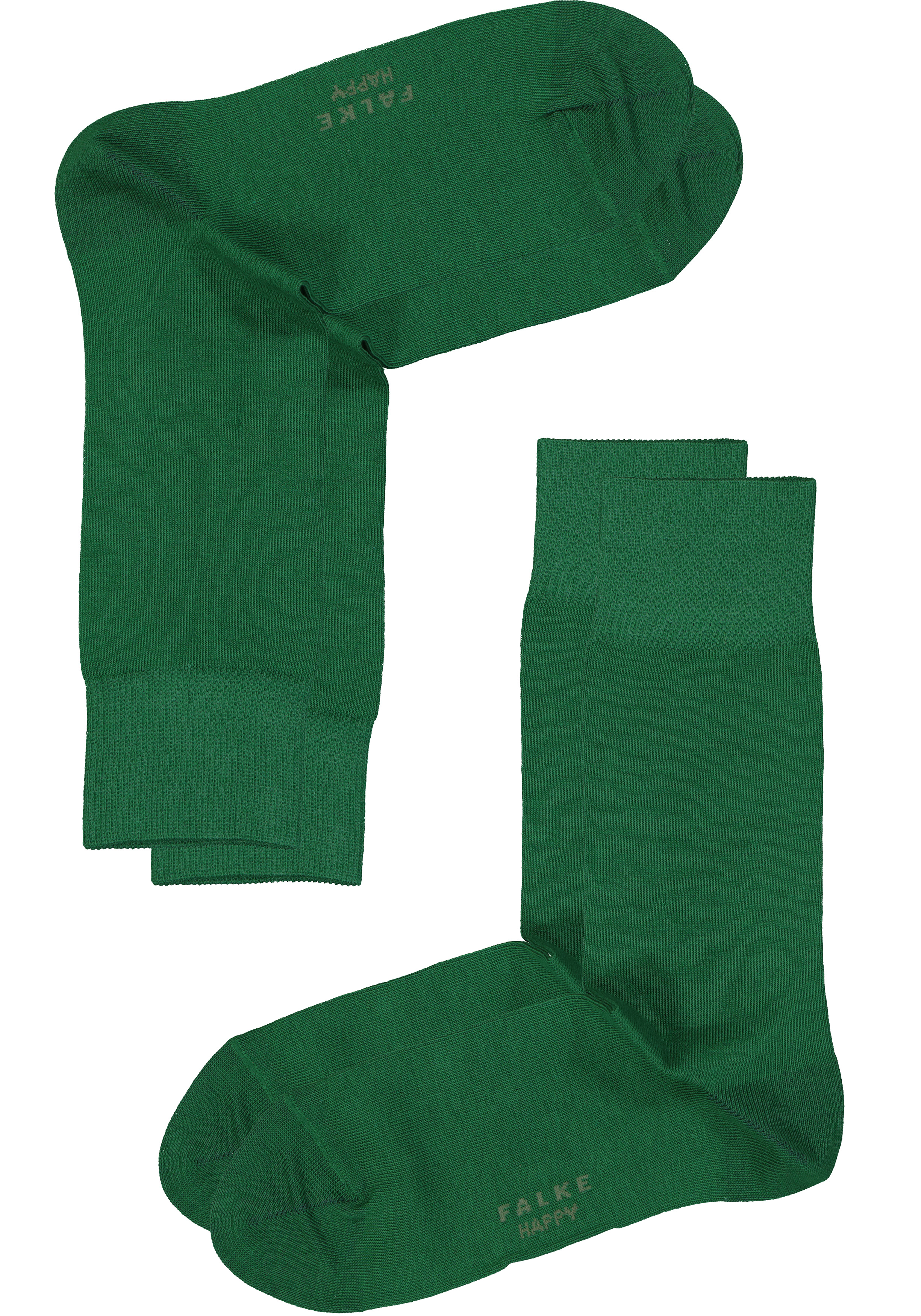 FALKE Happy herensokken (2-pack), groen (golf)