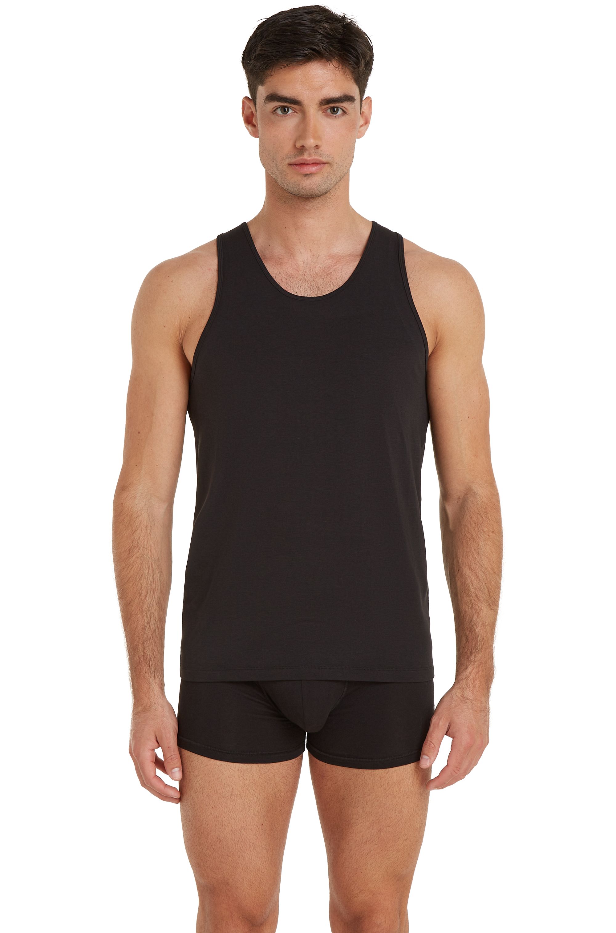 Tommy Hilfiger tanktop (2-pack), heren singlet, zwart, wit