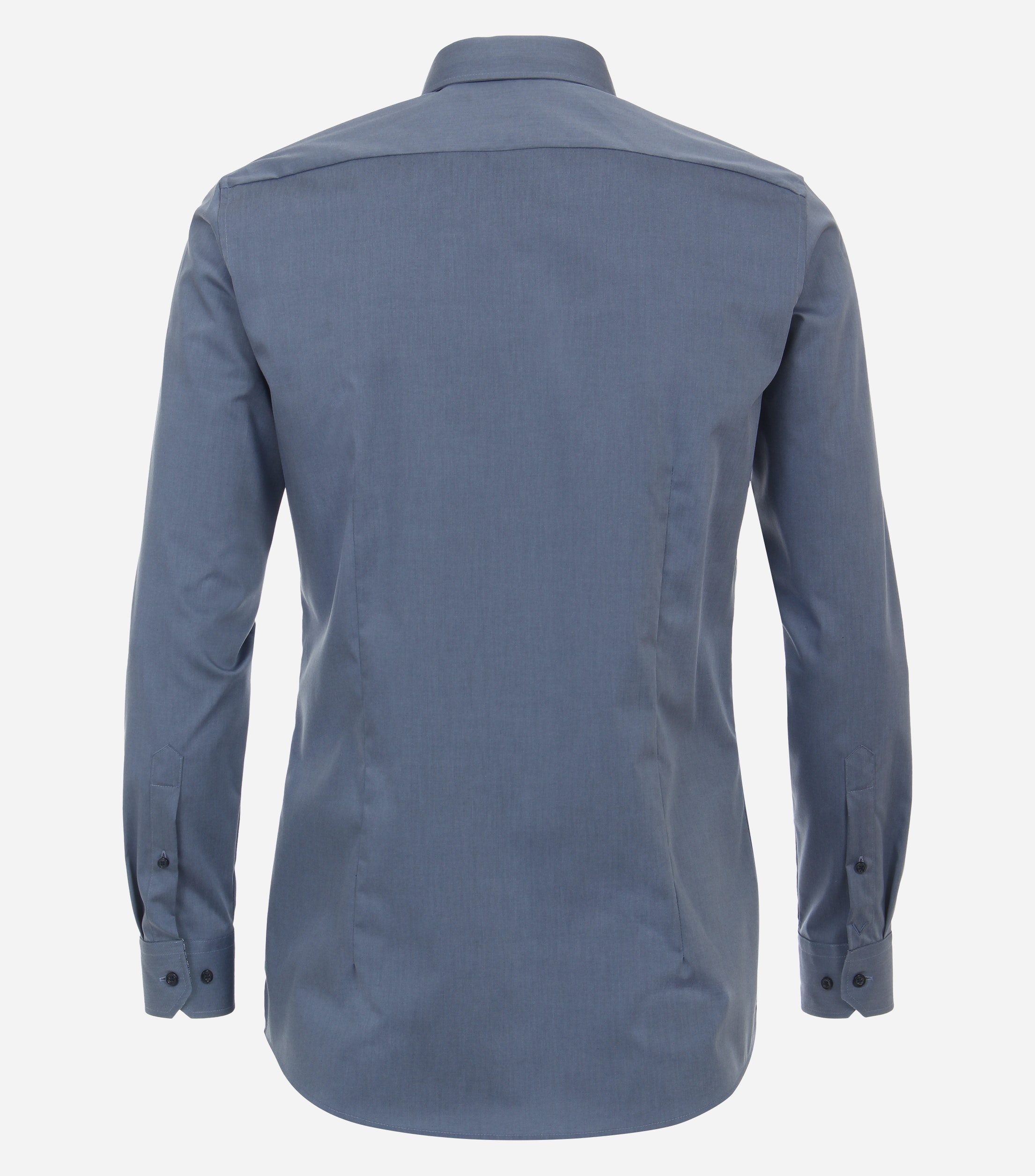 VENTI body fit overhemd, popeline, blauw