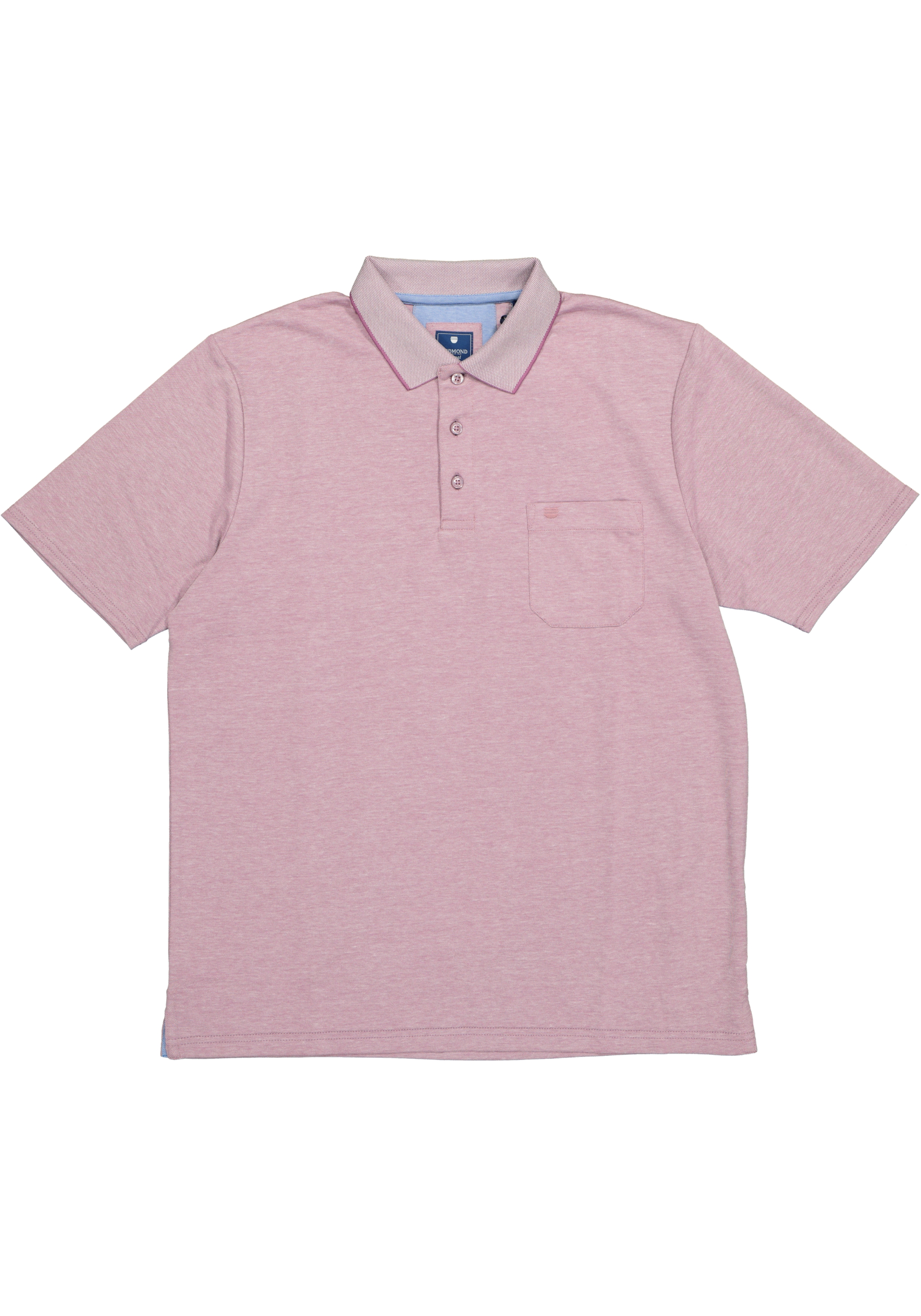 Redmond regular fit poloshirt, paars melange