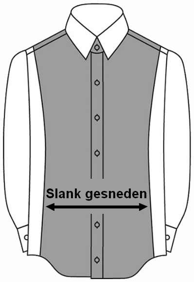 Maattabel Tommy Hilfiger overhemden