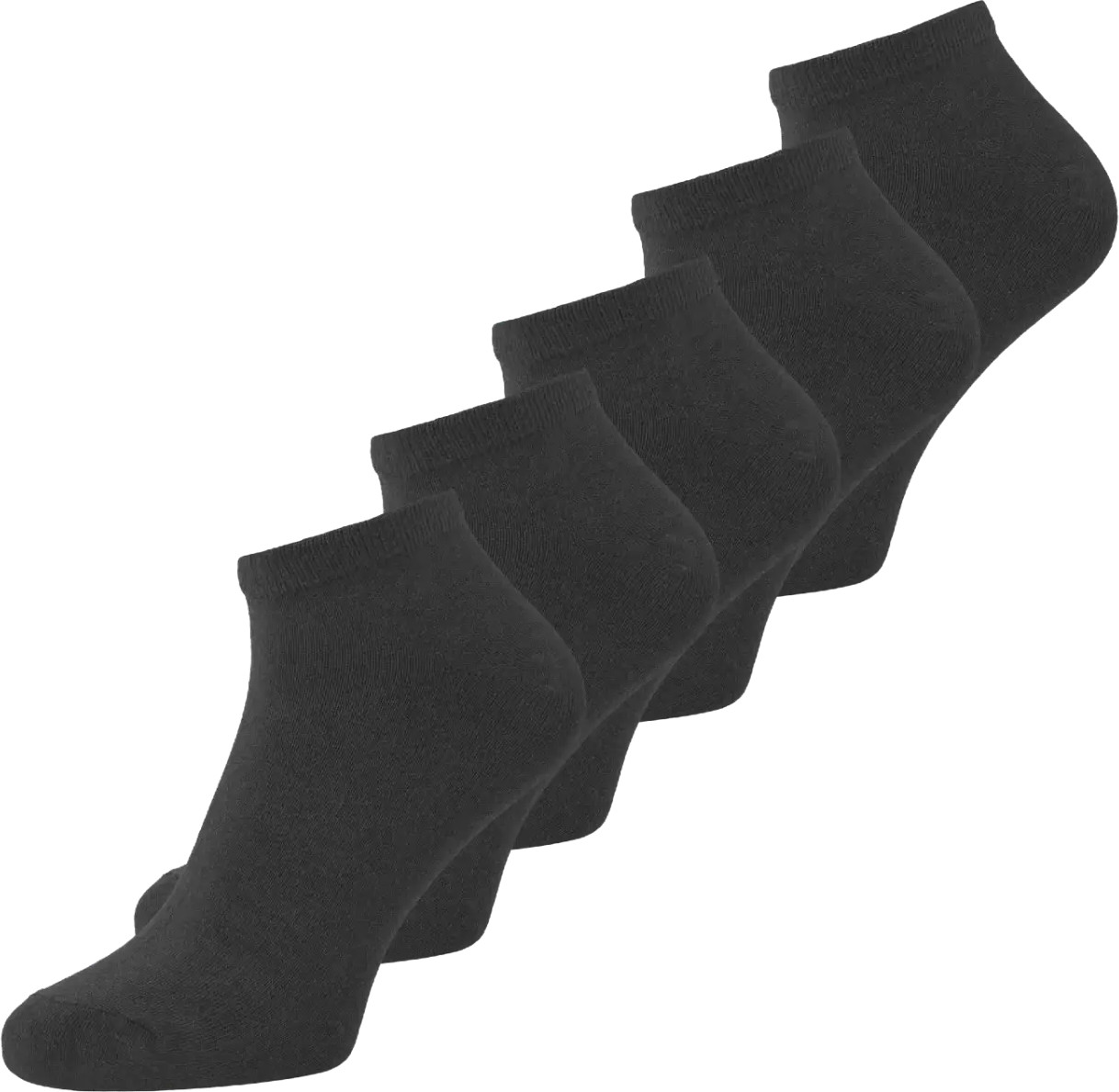 JACK & JONES Dongo socks (5 pack), heren sokken, zwart (black)
