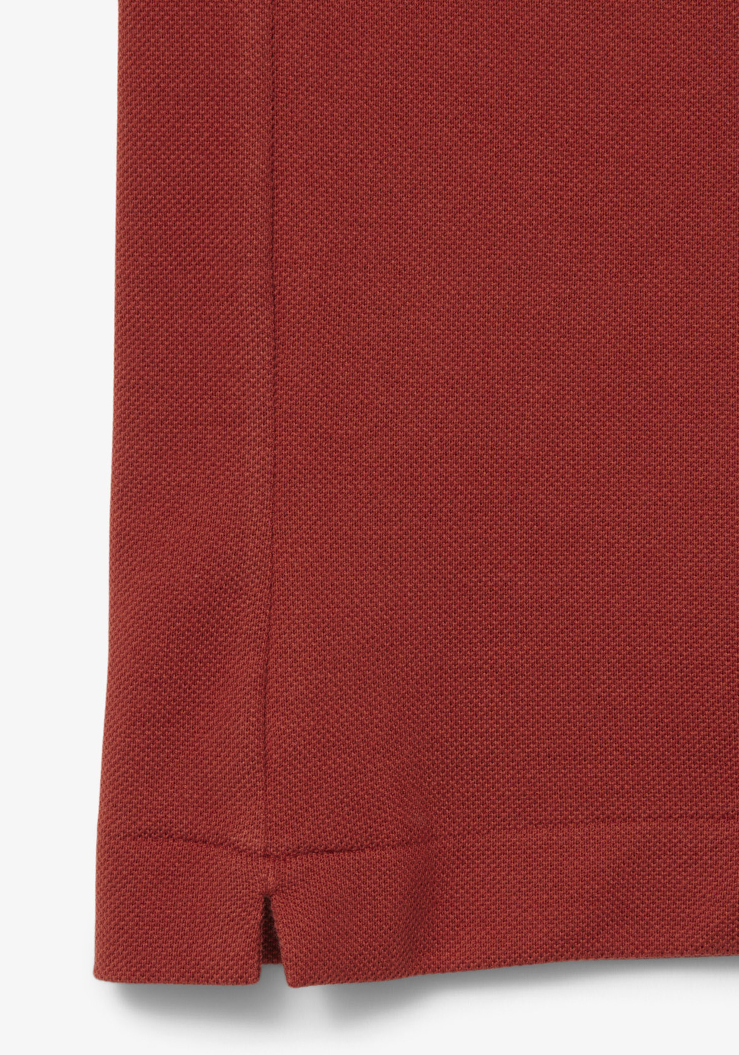 Lacoste Classic Fit polo, roodbruin