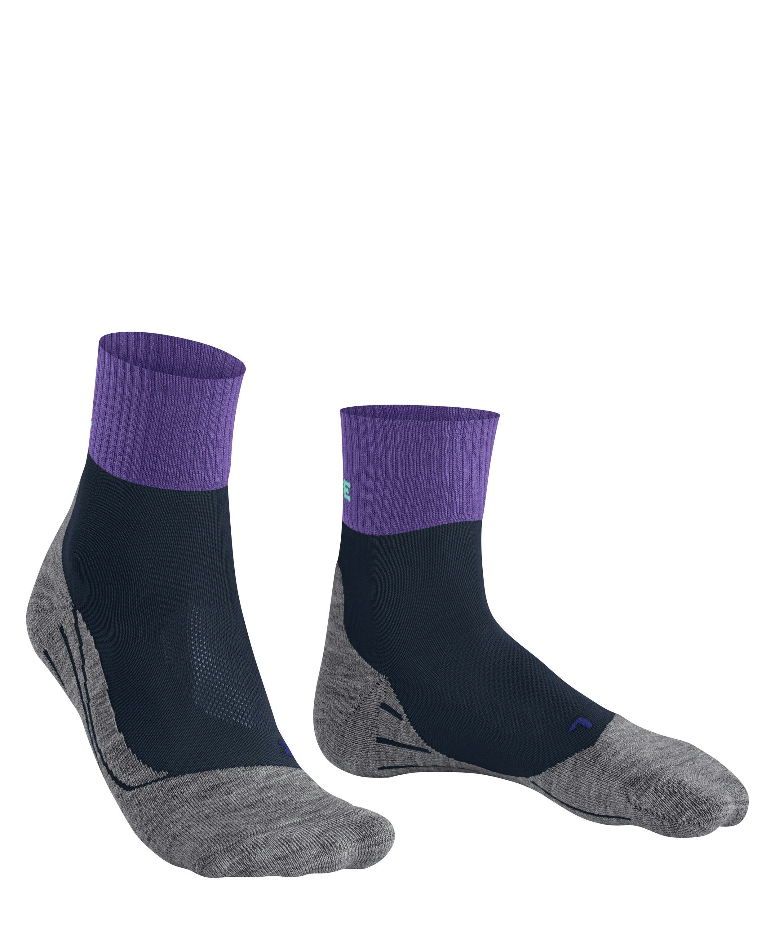 FALKE TK2 Explore Cool Short dames trekking sokken kort, blauw (space blue)