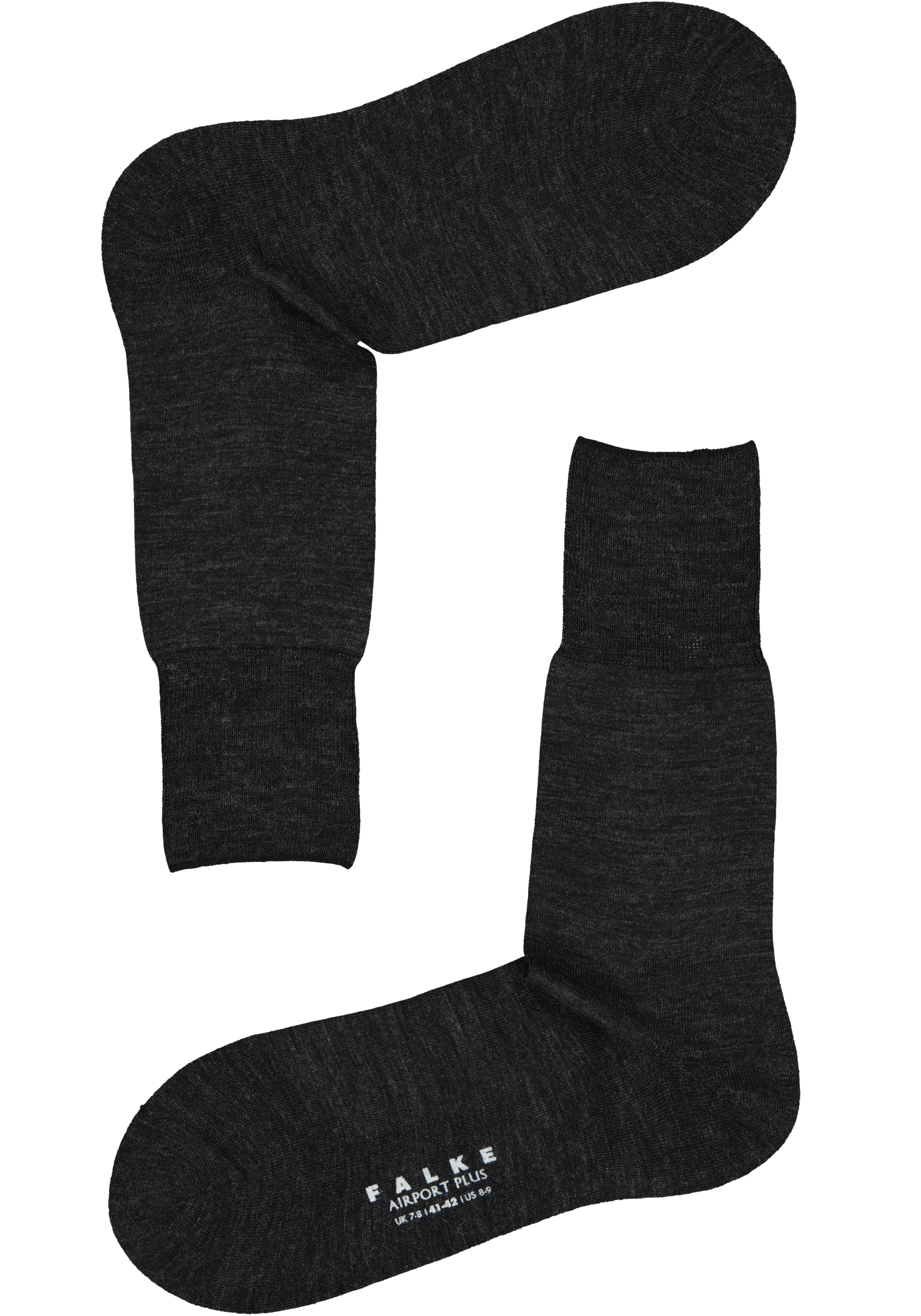 FALKE Airport Plus herensokken, antraciet (anthracite melange)