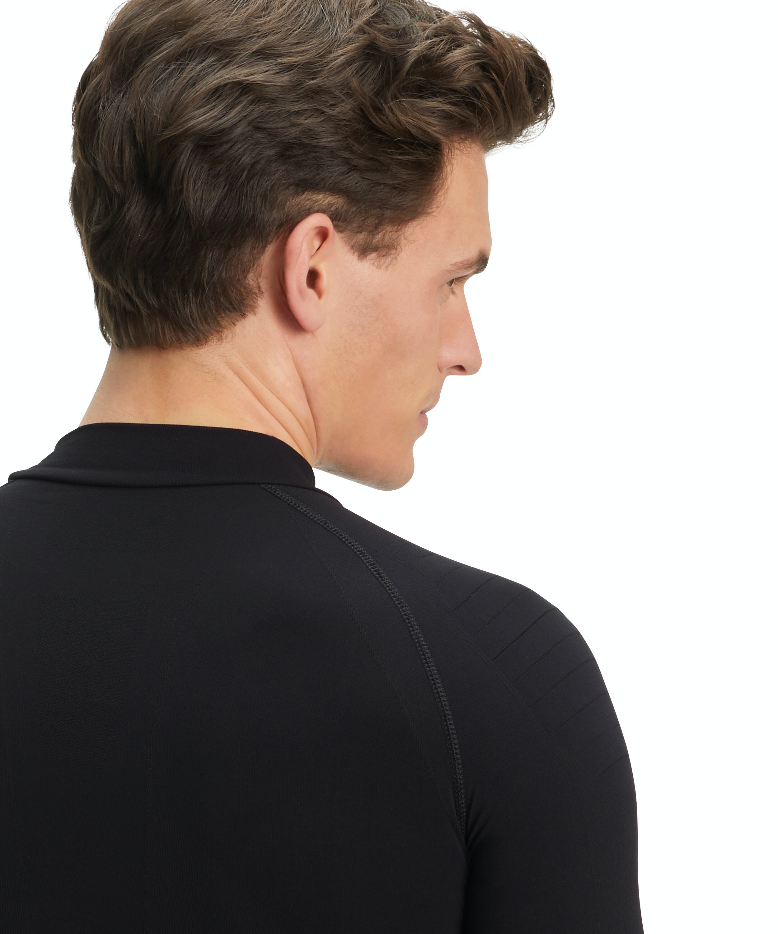FALKE heren lange mouw shirt Warm, thermoshirt, zwart (black)