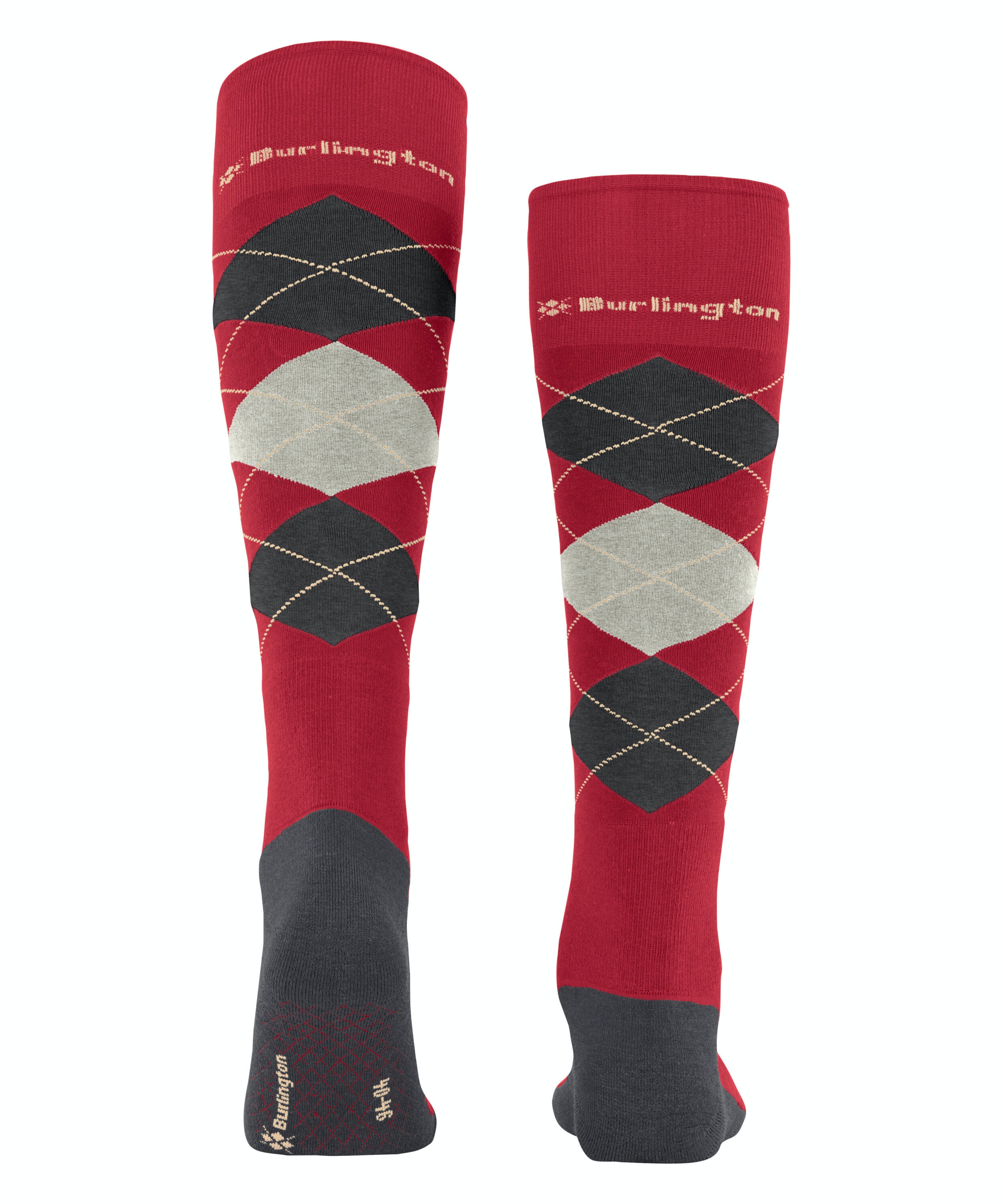 Burlington Rider Boy unisex kniekousen, rood (red pepper)
