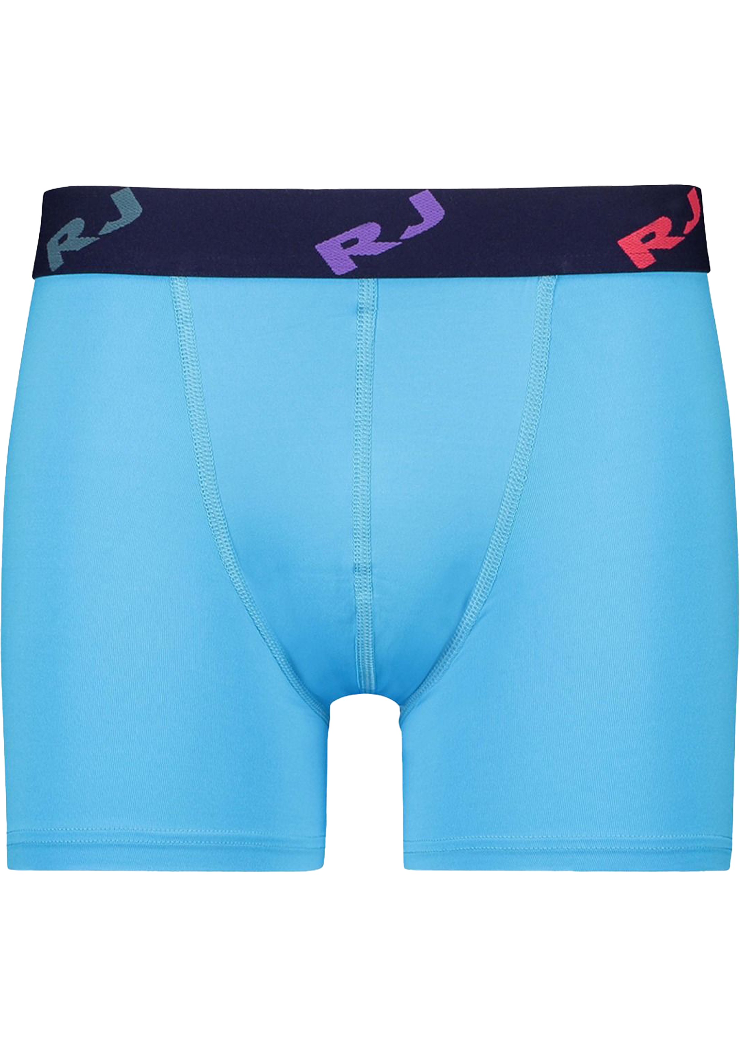 RJ Bodywear Pure Color boxer (1-pack), heren boxer lang, turquoise