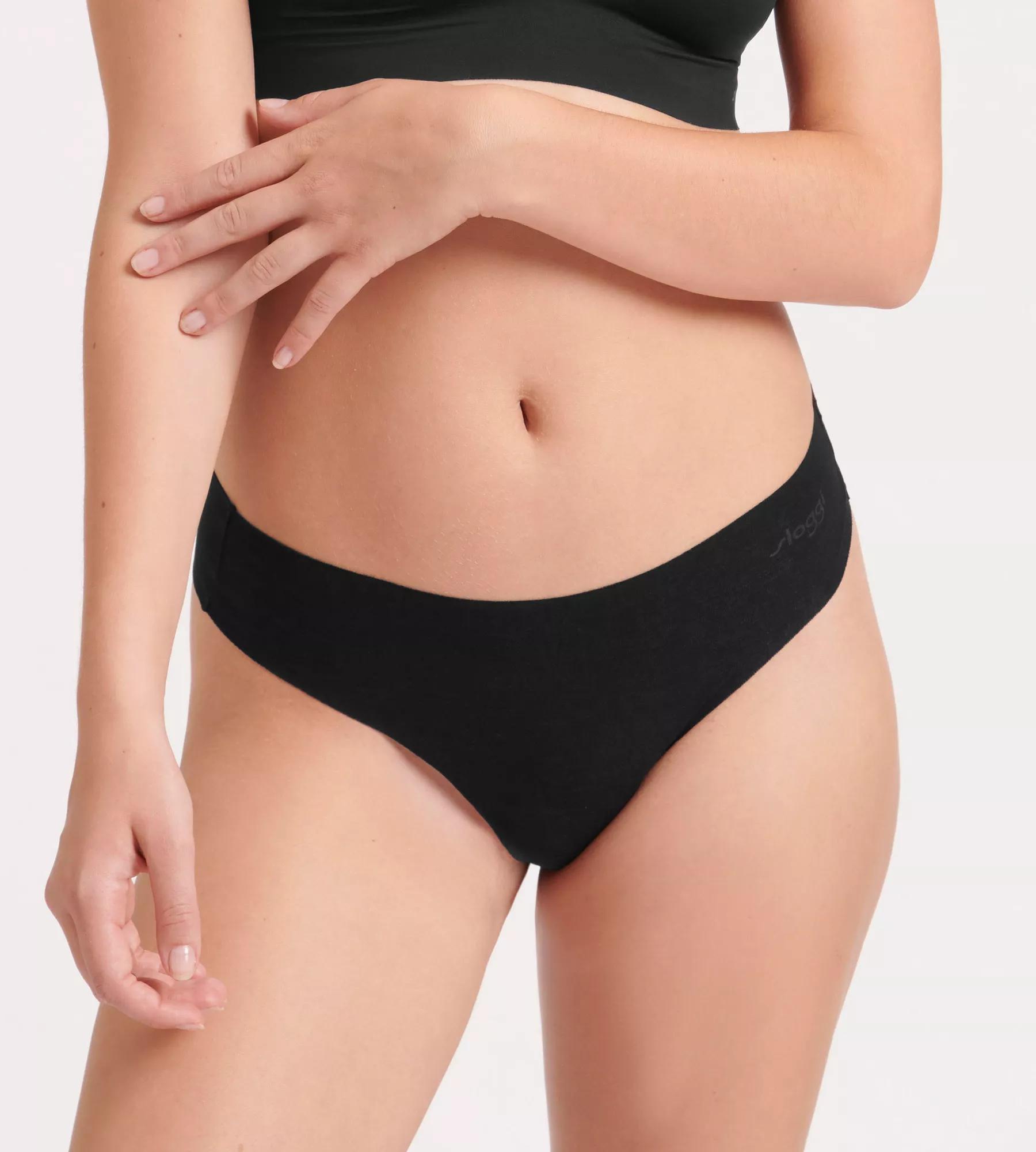 Sloggi Women ZERO Modal 2.0 Hipstring (1-pack), dames string, zwart