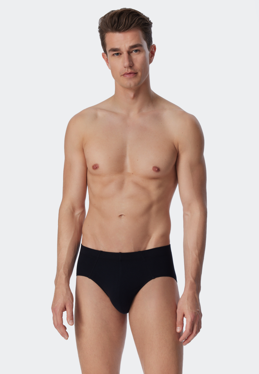 SCHIESSER pack slip (3-pack), heren superminislips, zwart 