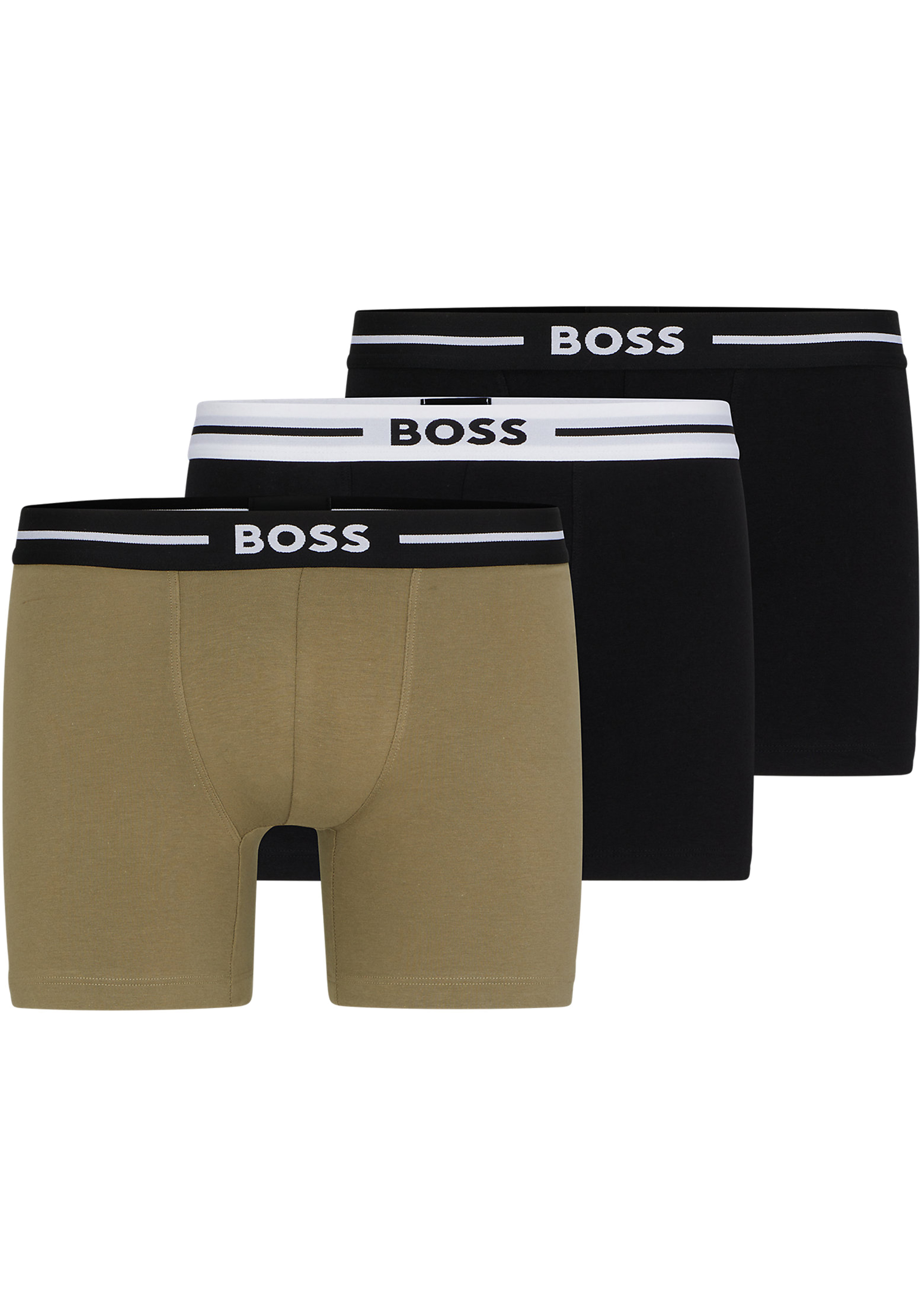 HUGO BOSS Bold boxer briefs (3-pack), heren boxers normale lengte, multicolor