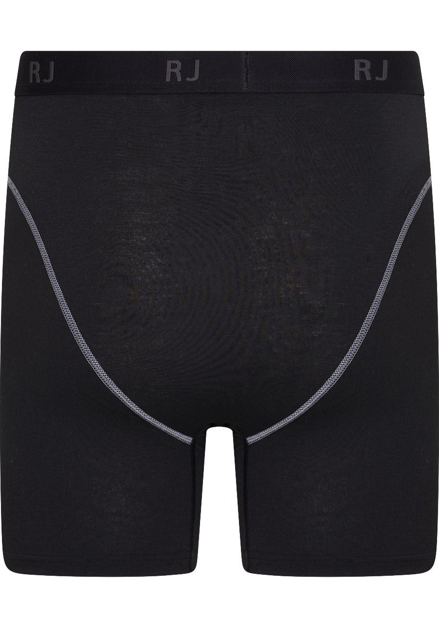 RJ Bodywear Thermo Cool boxershort (1-pack), temperatuur regulerende boxershort heren lang, zwart  
