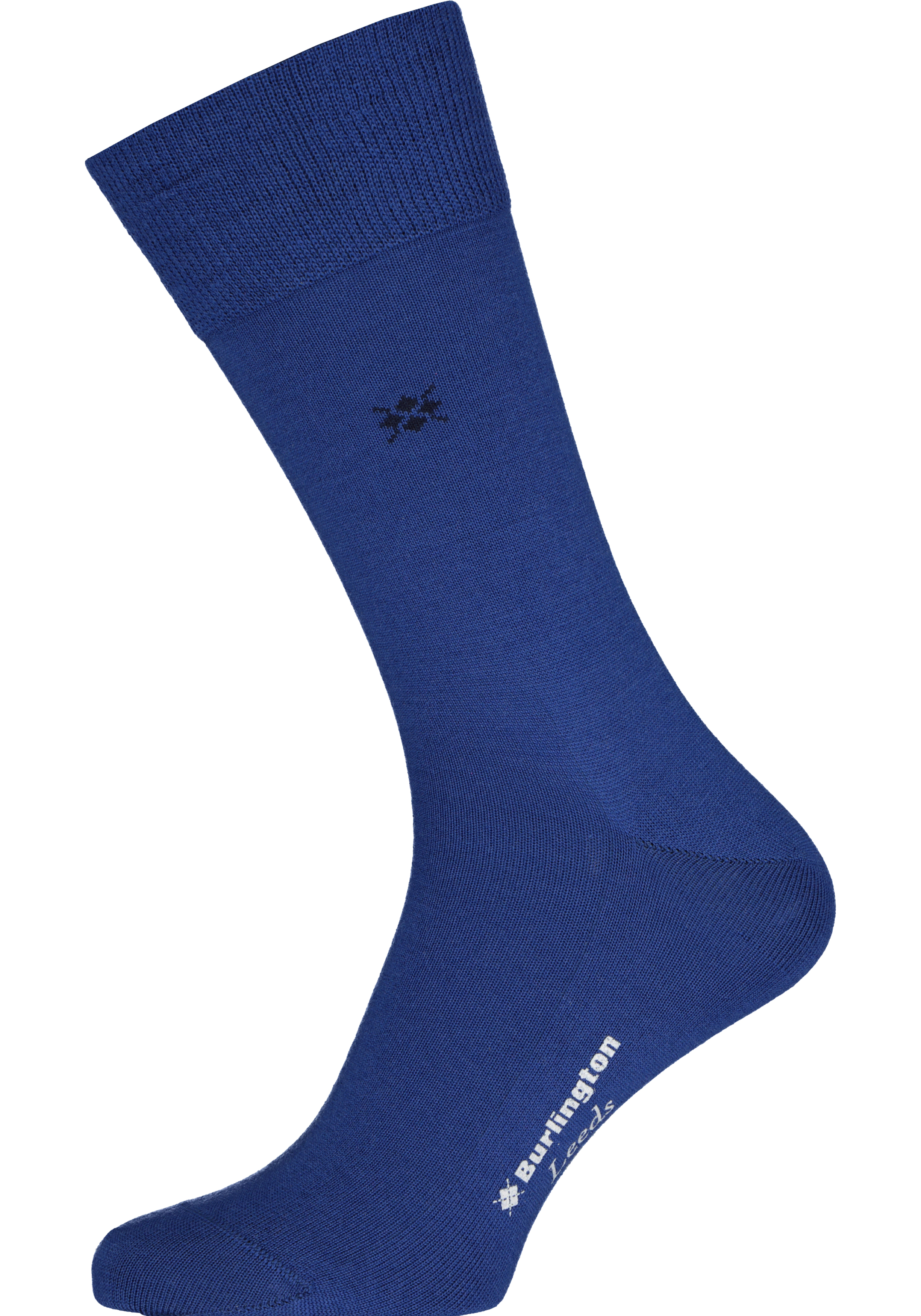 Burlington Leeds herensokken, wol, royal blue