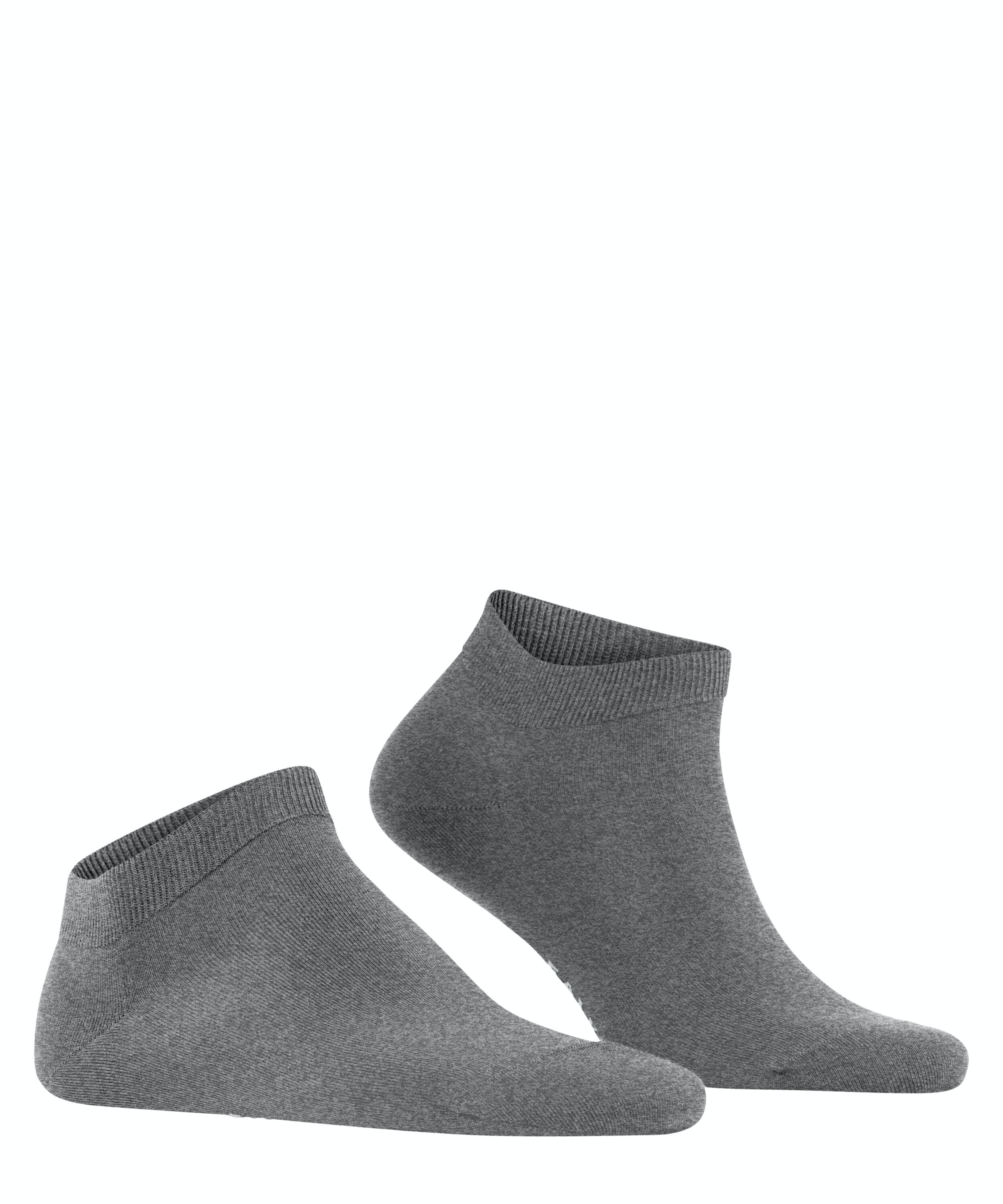 FALKE ClimaWool heren sneakersokken, grijs (light greymel.)