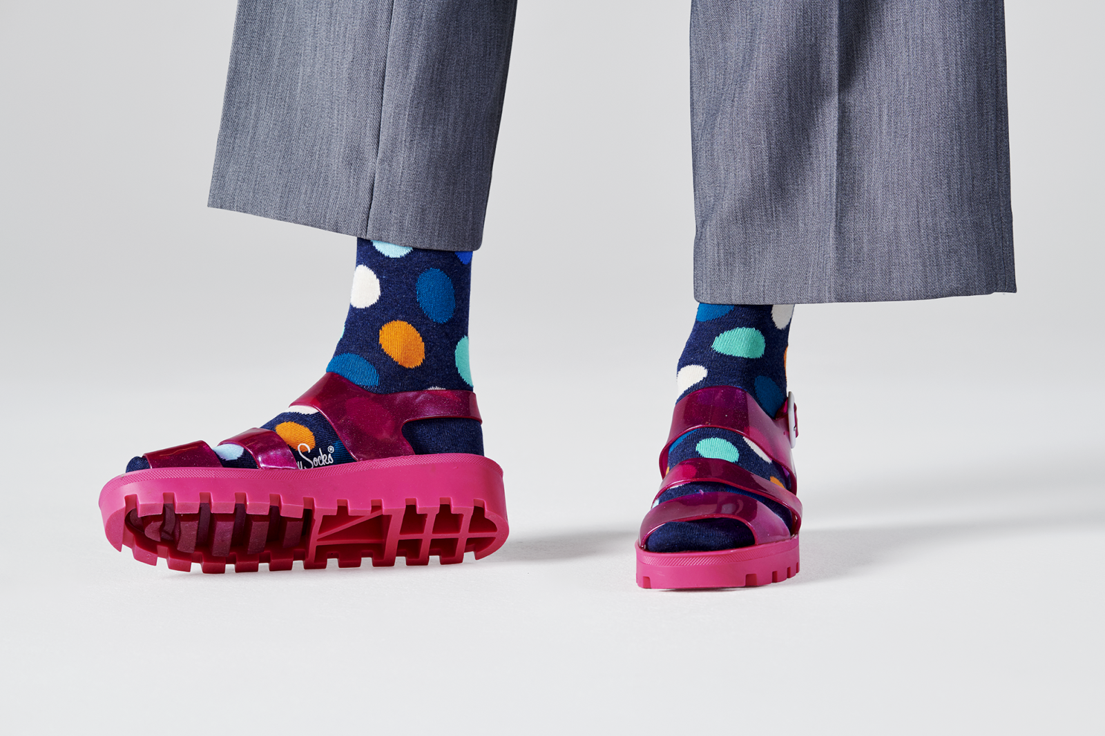 Happy Socks Big Dot Sock, unisex sokken