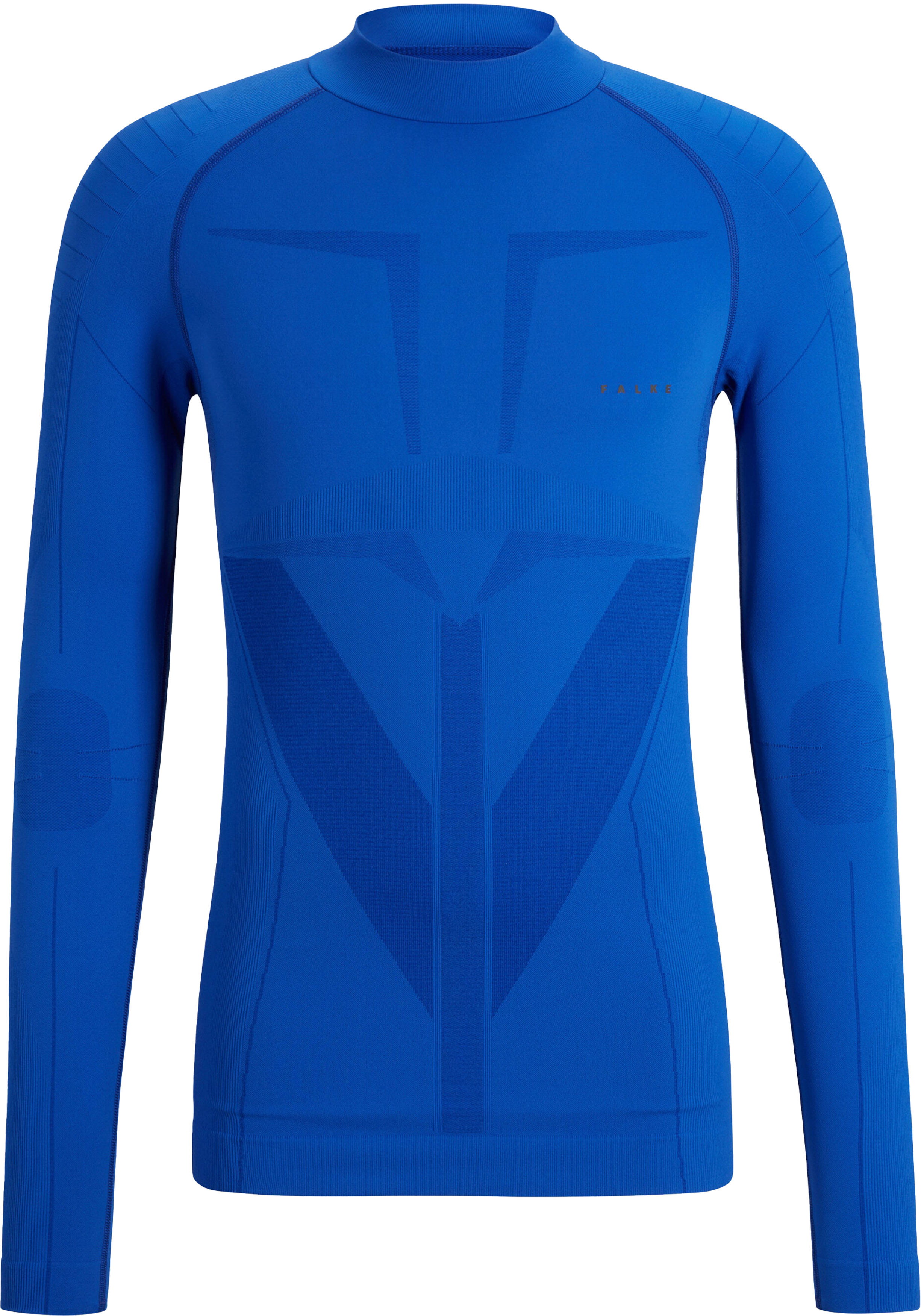 FALKE heren lange mouw shirt Warm, thermoshirt, blauw (yve)