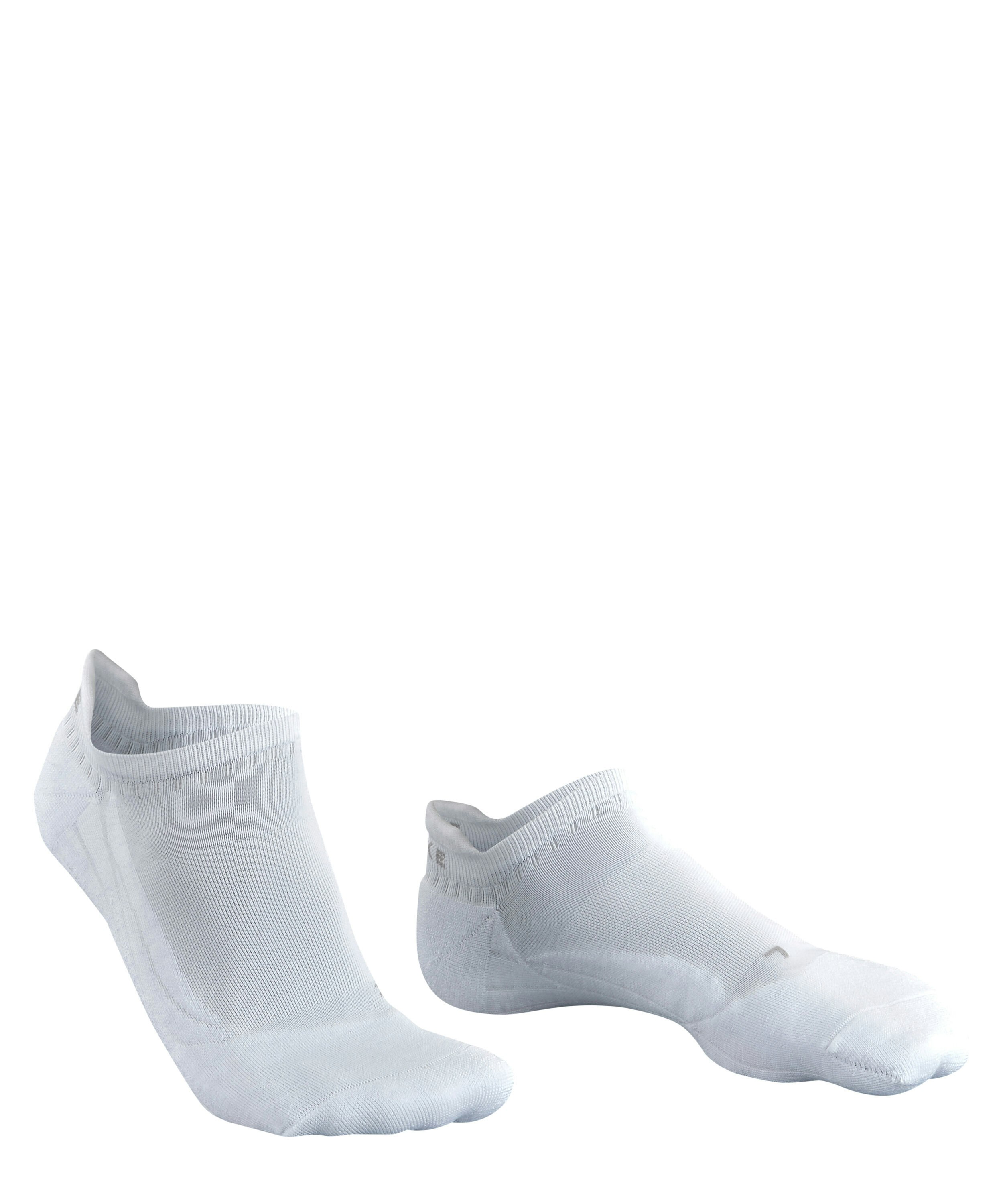 FALKE GO2 Invisible heren Golf kousenvoetjes, wit (white)