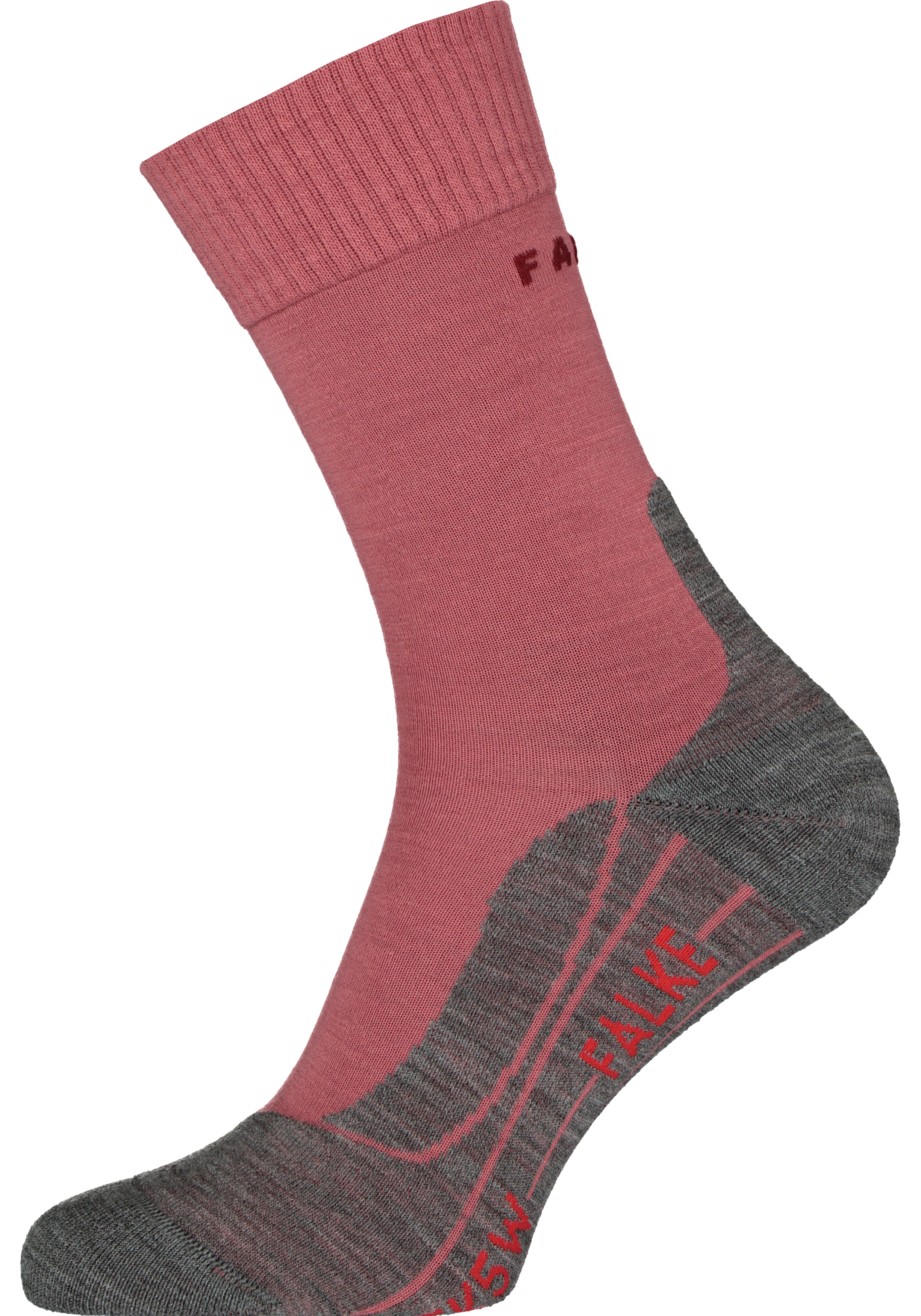 FALKE TK5 dames wandelsokken, roze (mixed berry)