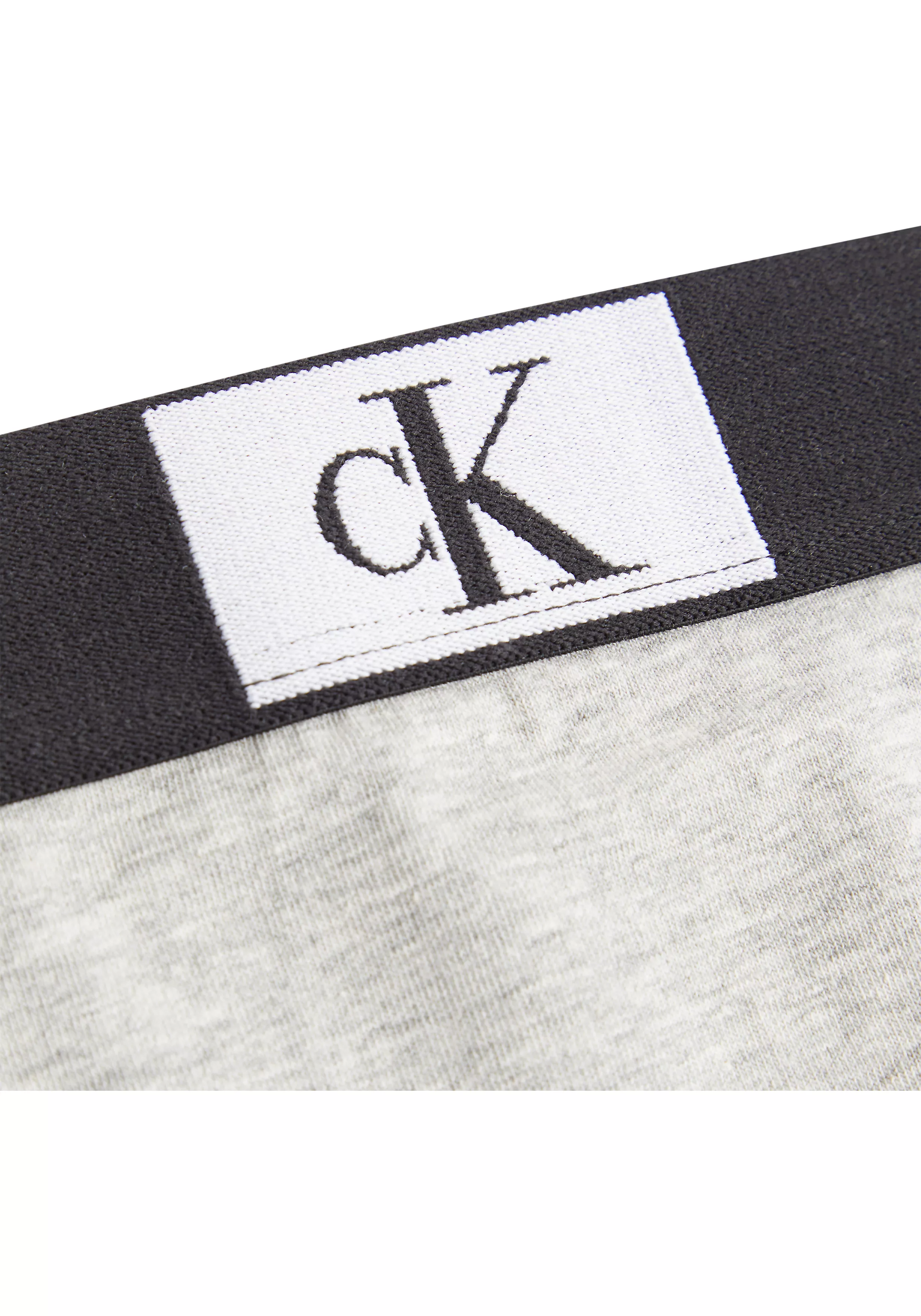 Calvin Klein dames high waist Brazilian (1-pack), Brazilian slip met hoge taille, grijs