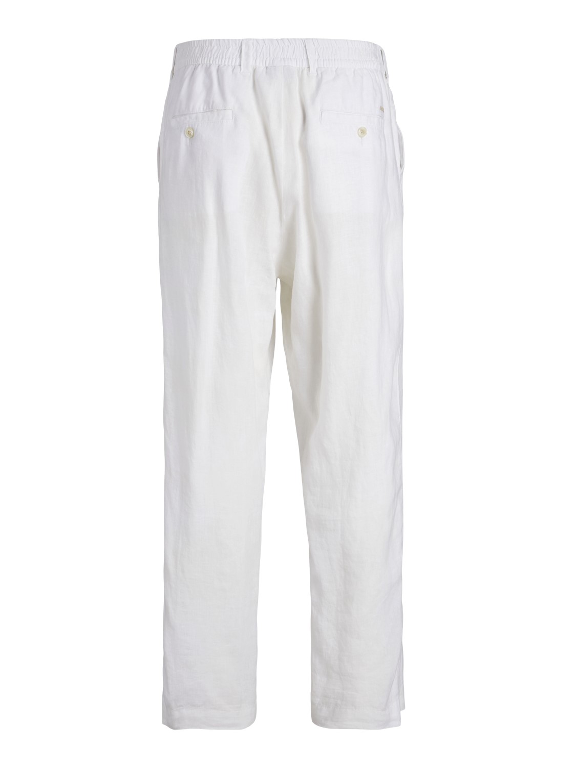 JACK & JONES Karl Lawrence Linen Chino loose fit, heren chino, wit