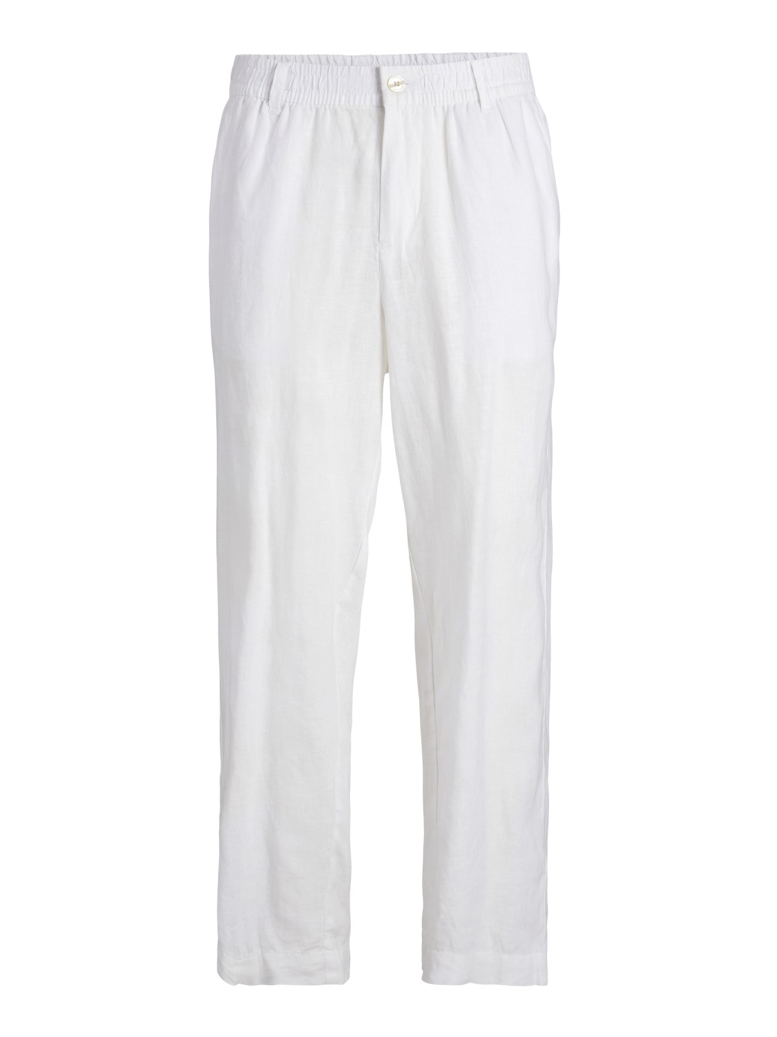 JACK & JONES Karl Lawrence Linen Chino loose fit, heren chino, wit