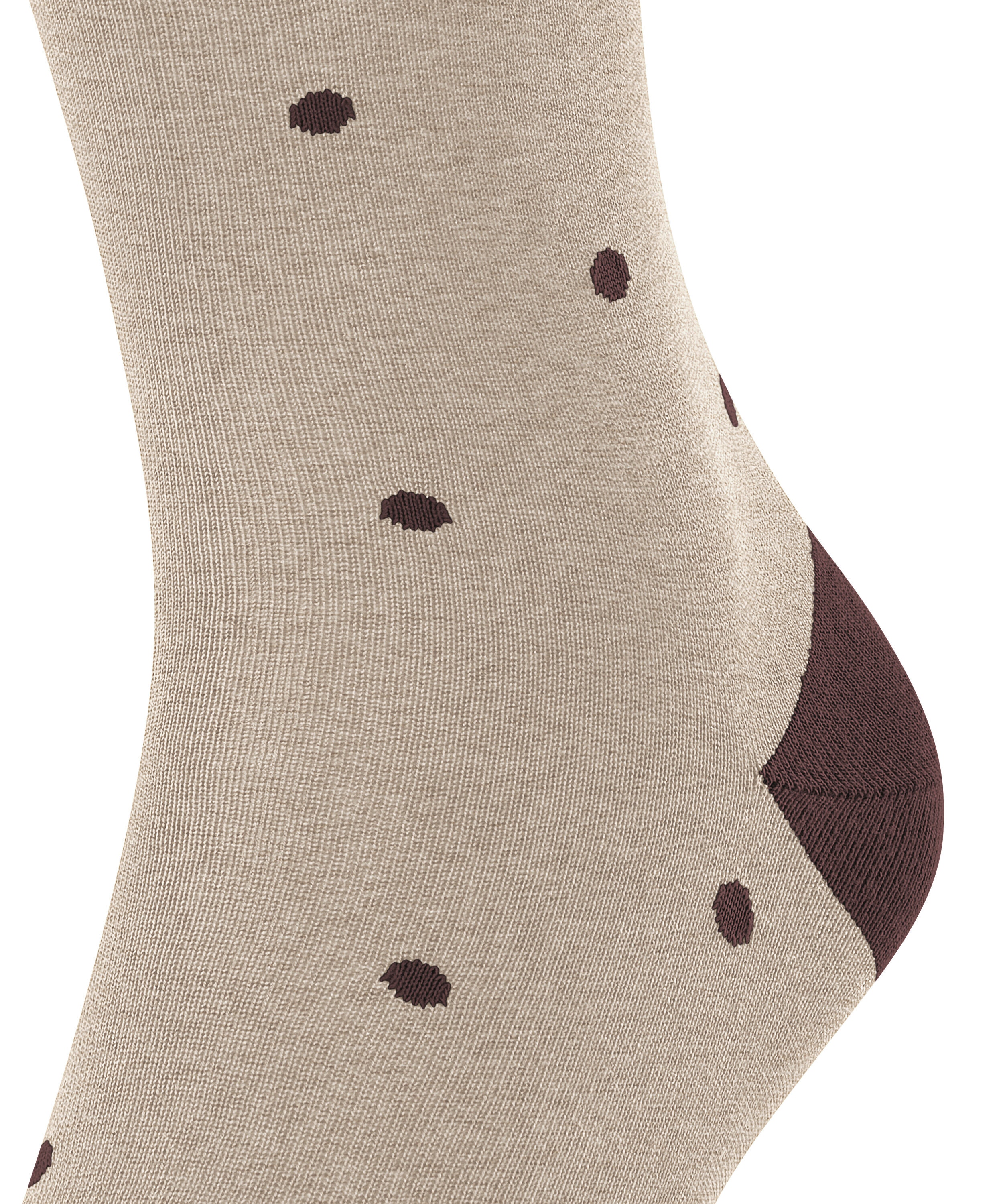 FALKE Dot herensokken, taupe (taupe melangeange)