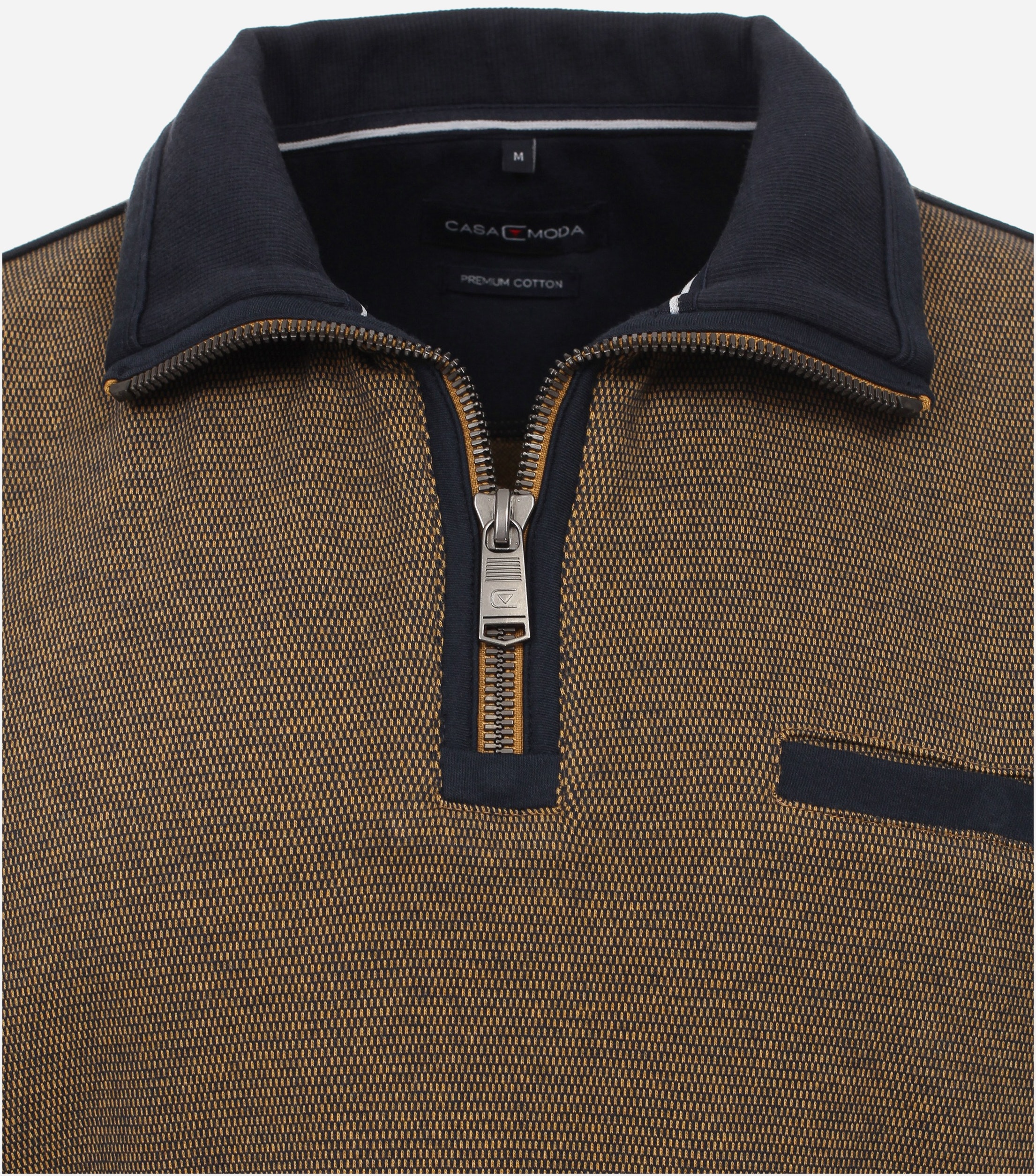 CASA MODA comfort fit schipperstrui, geel melange