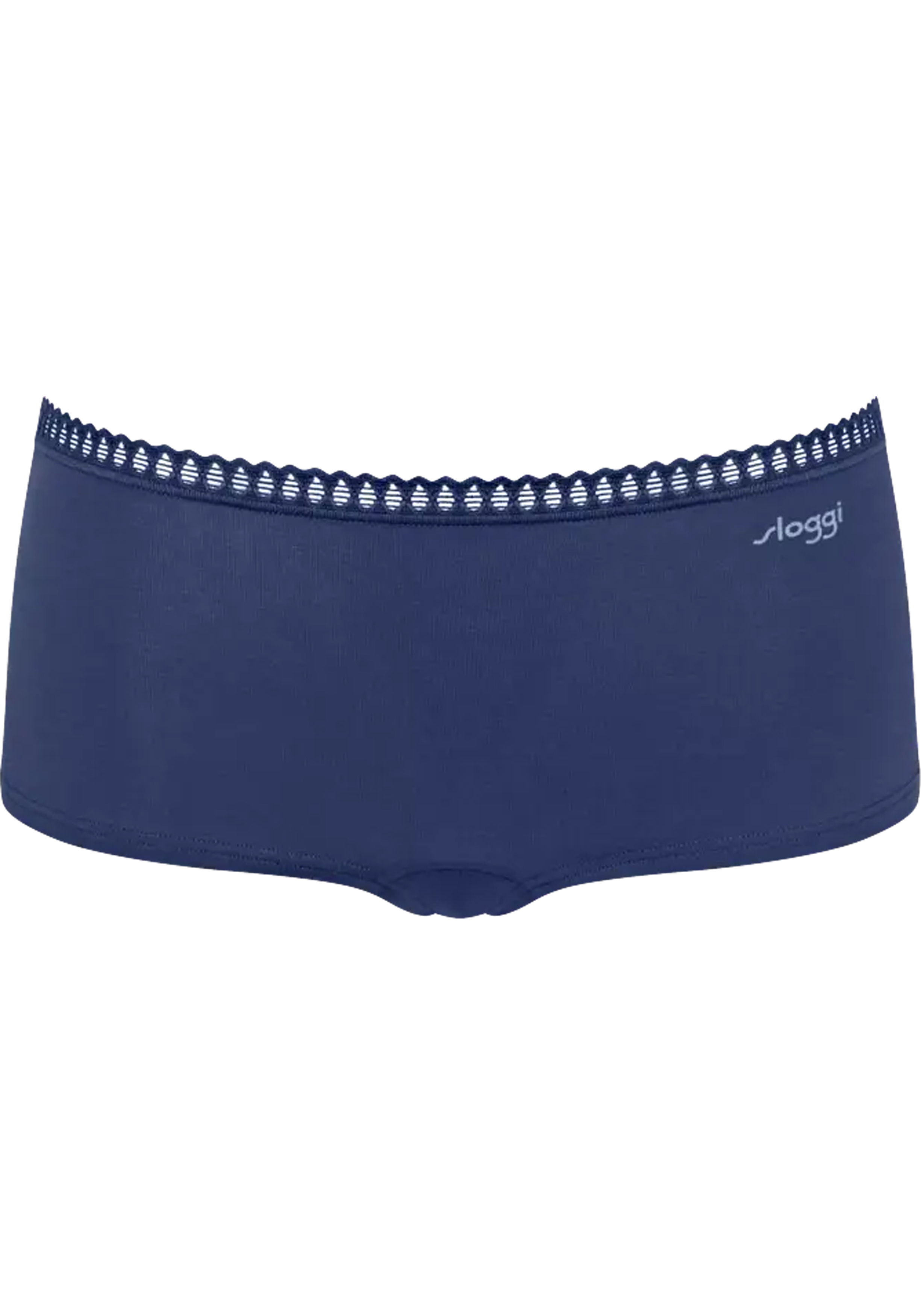 Sloggi Women GO Crush Short (3-pack), dames boxer, lichtblauw, donkerblauw, print