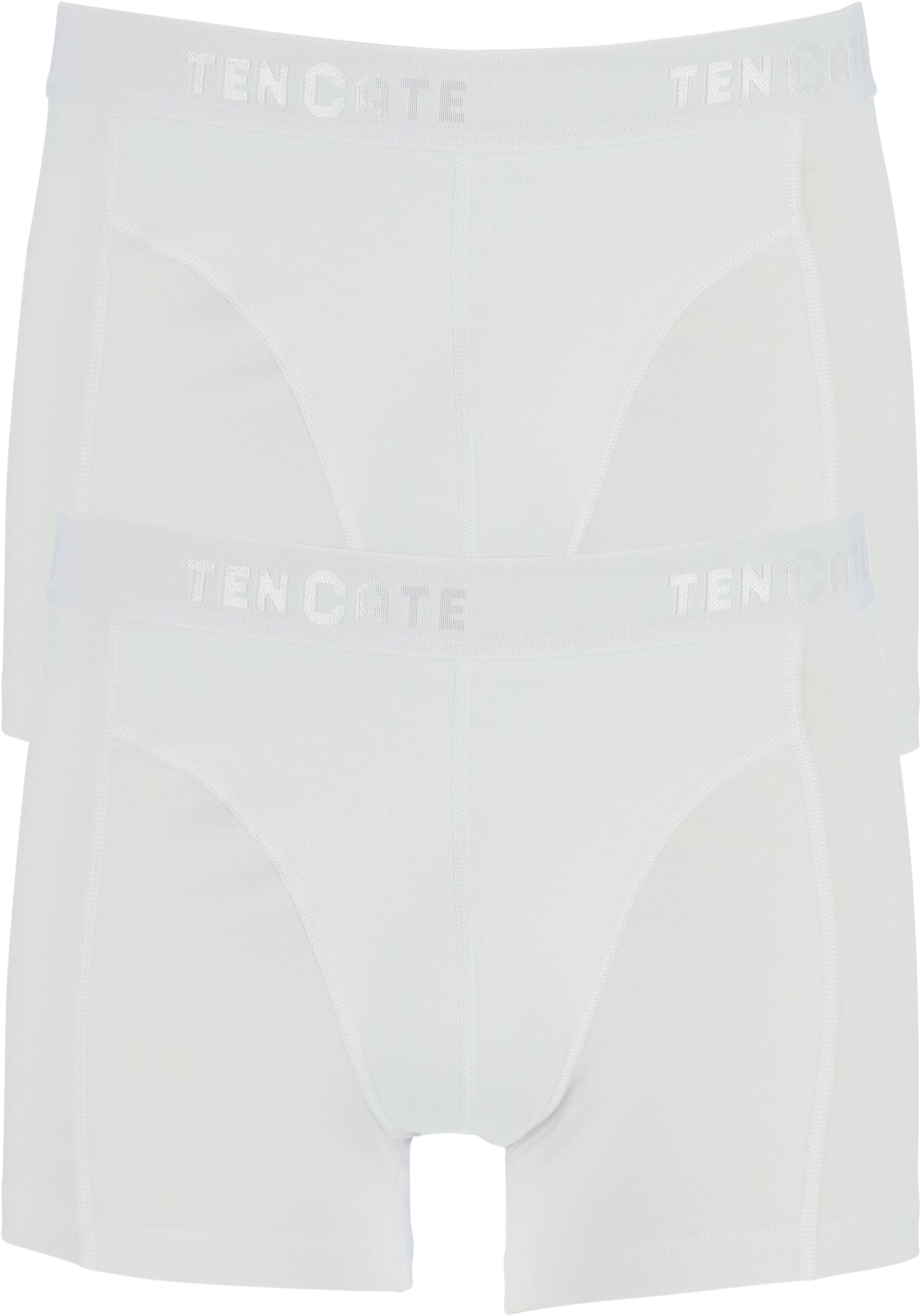 TEN CATE Basics men shorty (2-pack), heren boxers kort, wit