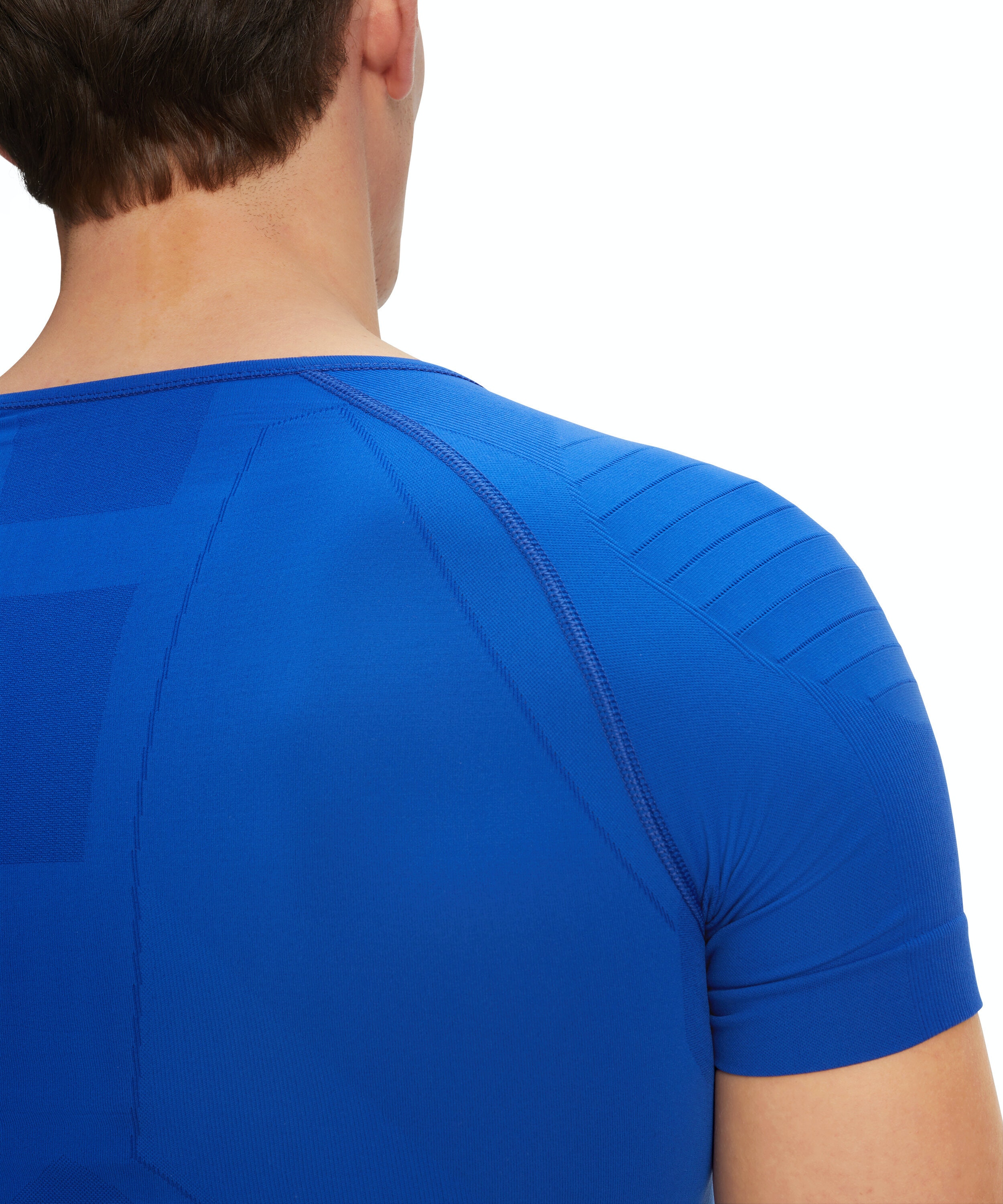 FALKE heren T-shirt Warm, thermoshirt, blauw (yve)