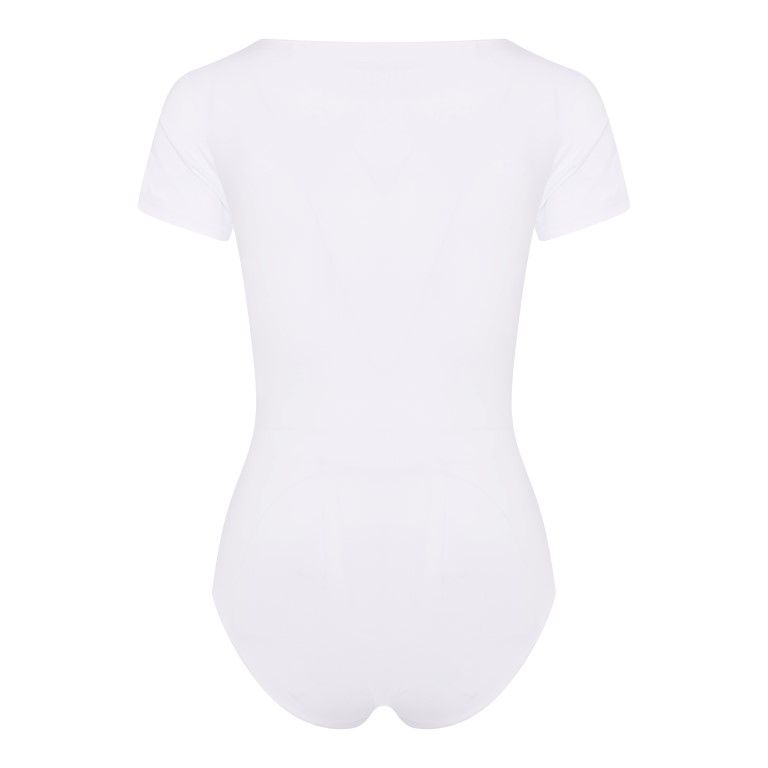 RJ Bodywear Pure Color dames body (1-pack), wit