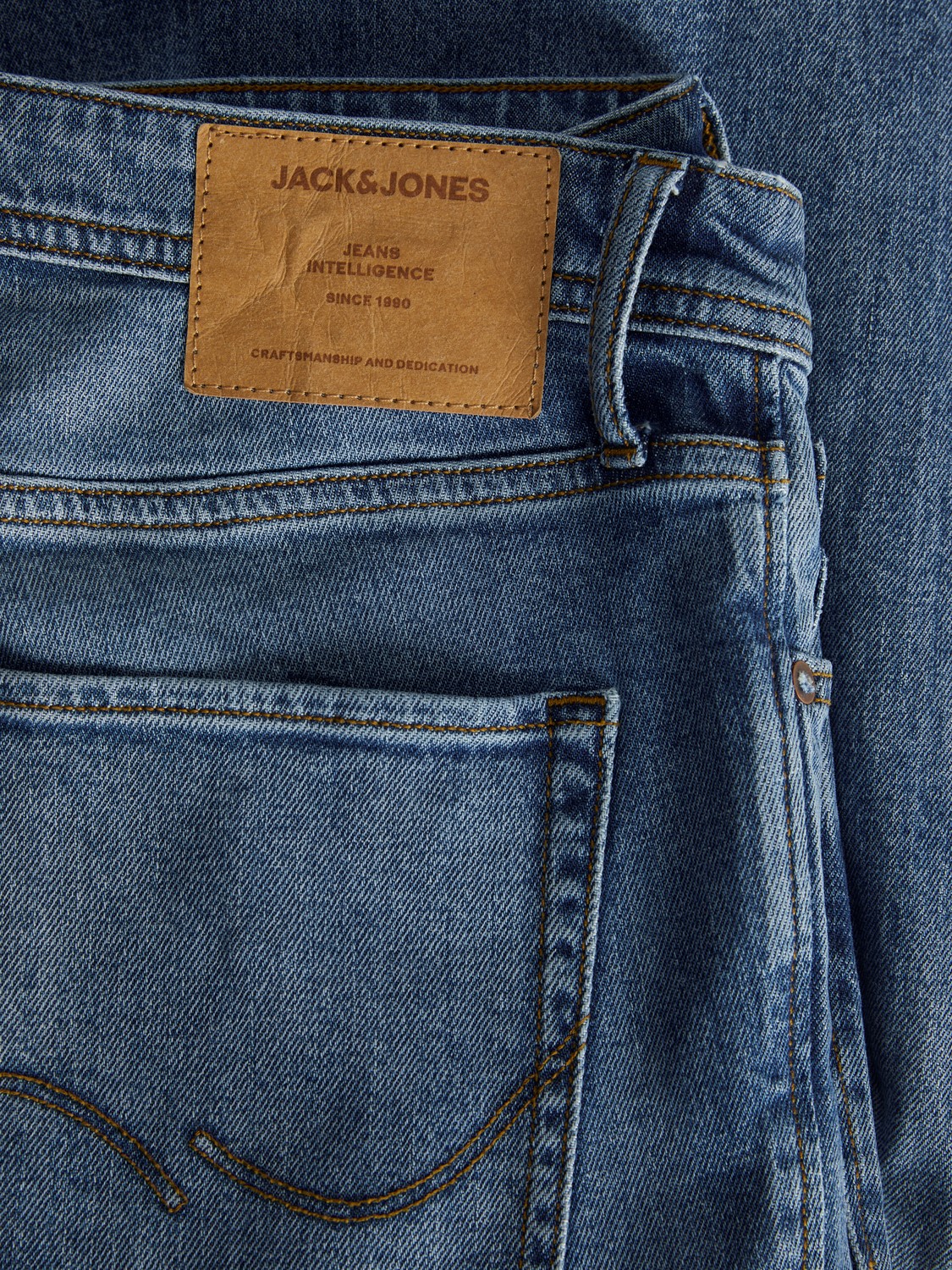 JACK & JONES Clark Original regular fit, heren jeans, denimblauw