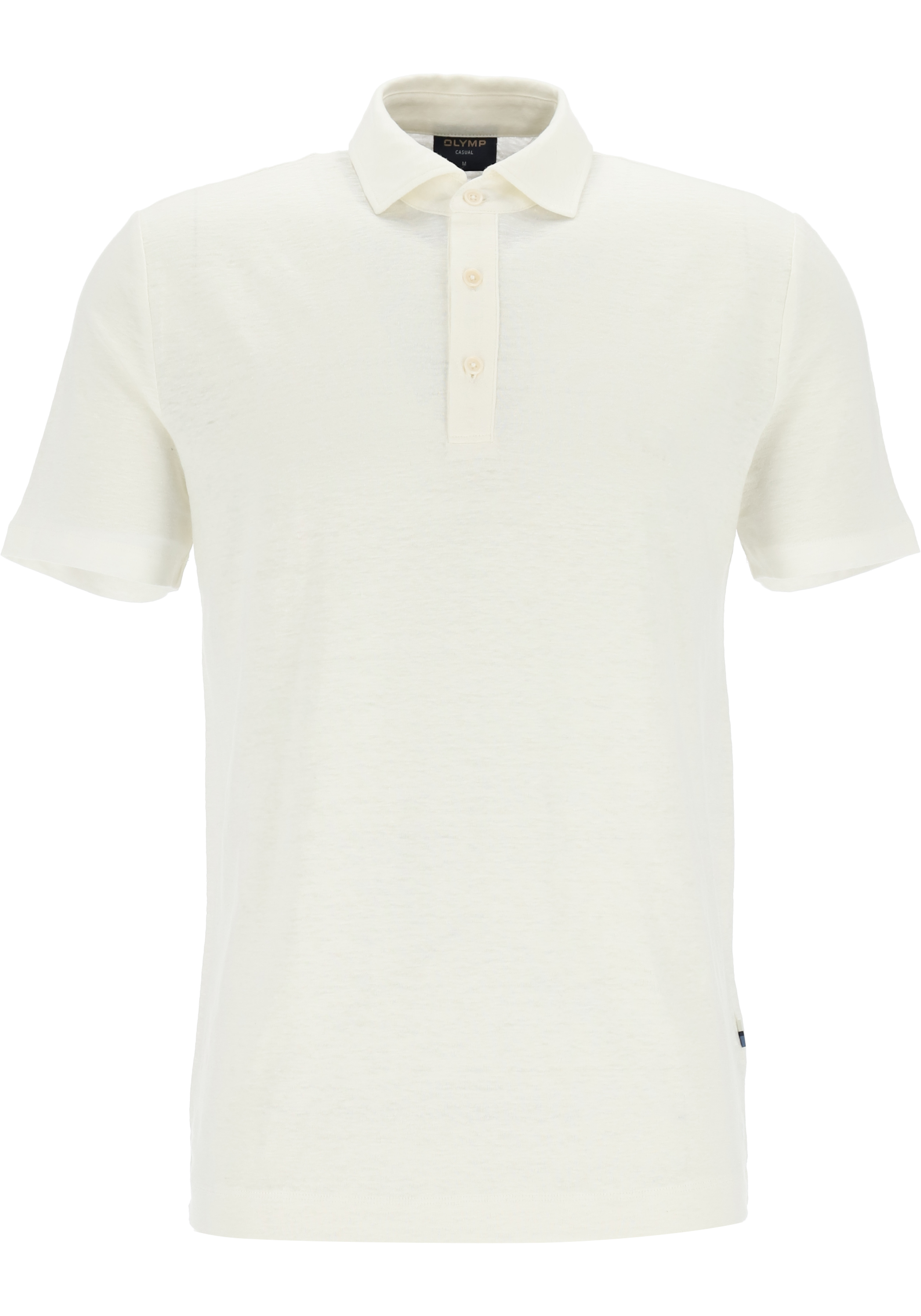 OLYMP Polo Casual, modern fit polo, wit