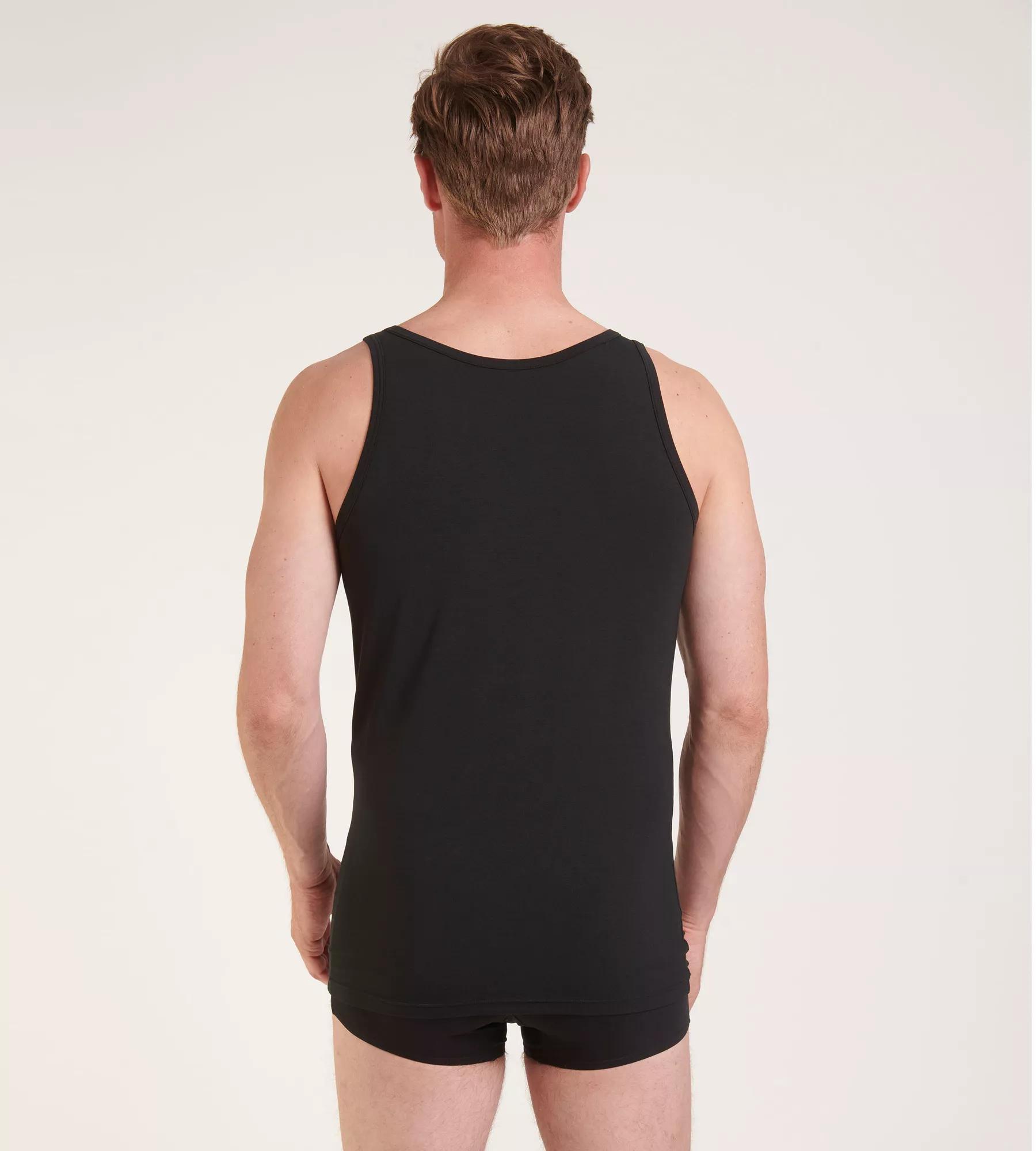 Sloggi Men EVER Soft Tank Top, heren mouwloos T-shirt (1-pack), zwart