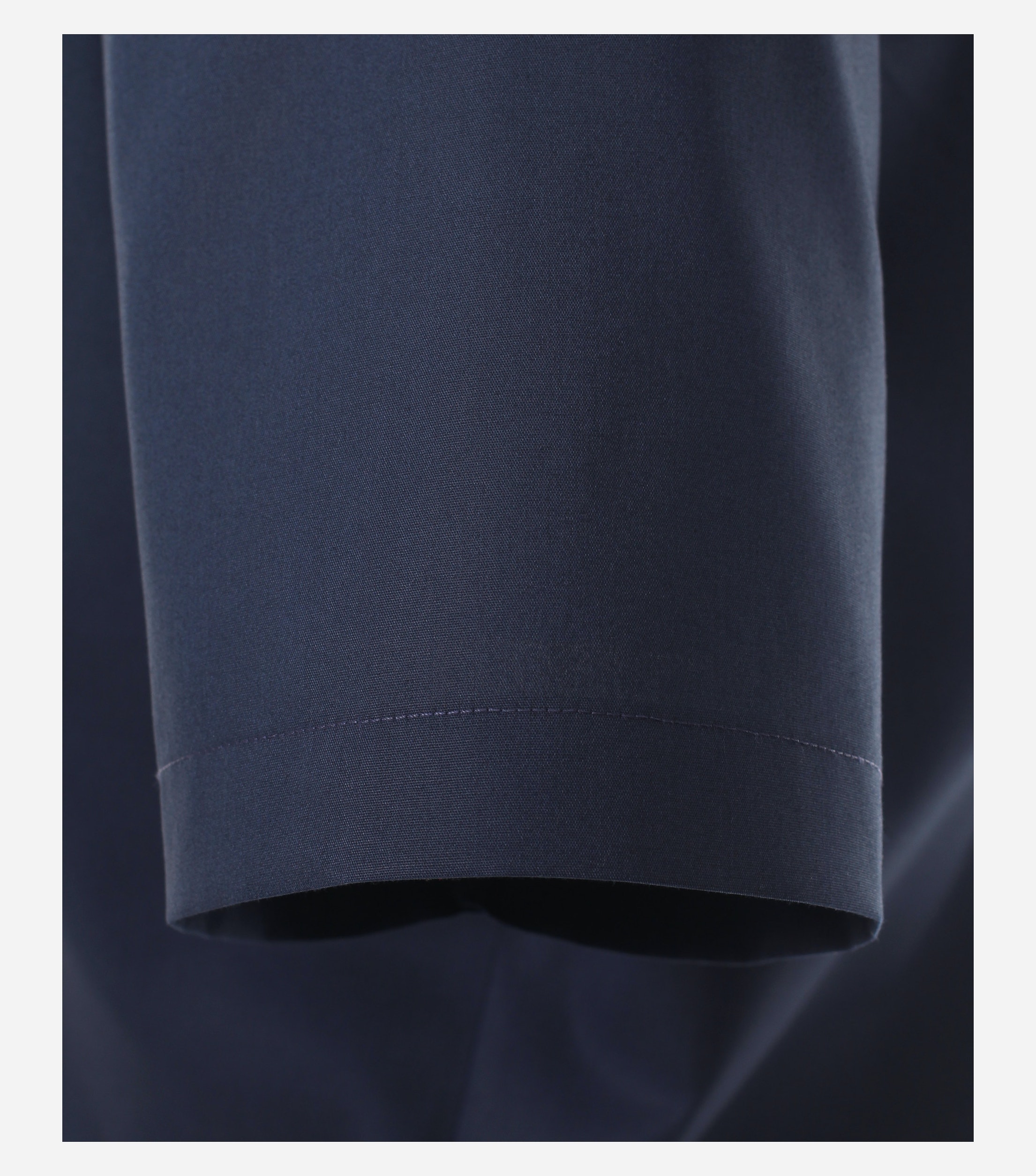 VENTI body fit overhemd, korte mouw, popeline, blauw