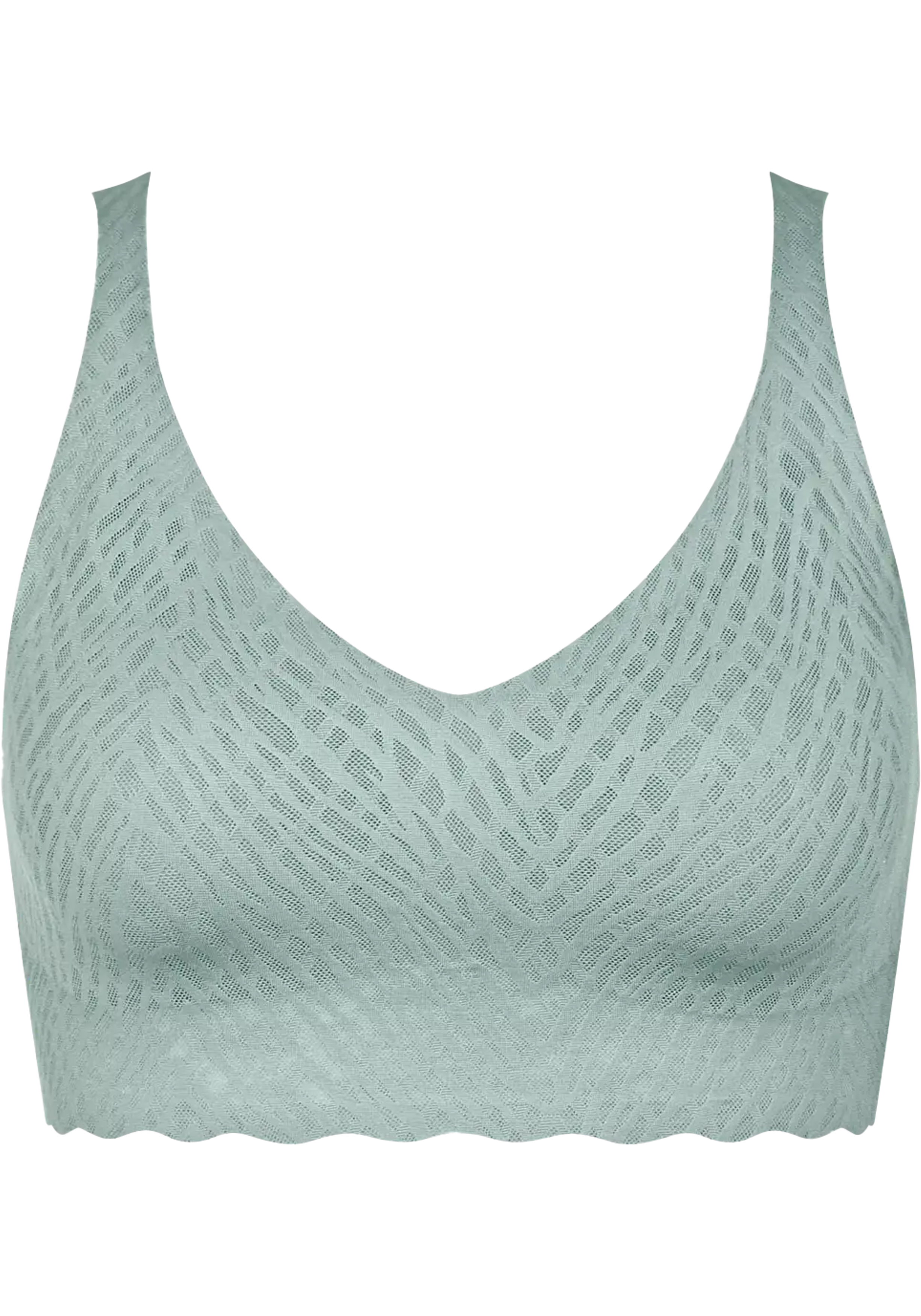 Sloggi Women ZERO Feel Bliss Bralette, bralette, licht saliegroen