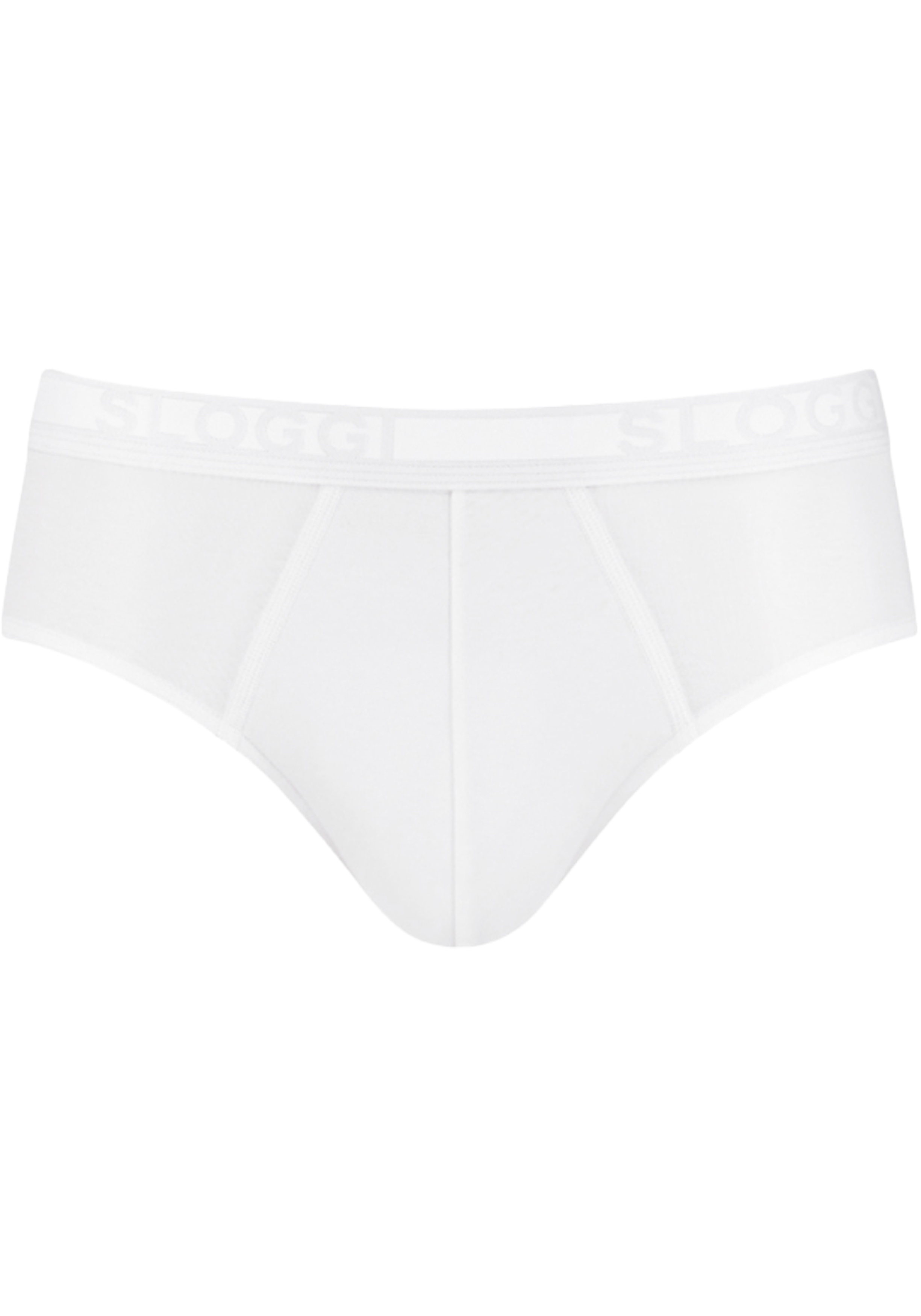 Sloggi Men EVER New Midi, heren slip met smalle zijkanten (1-pack), wit
