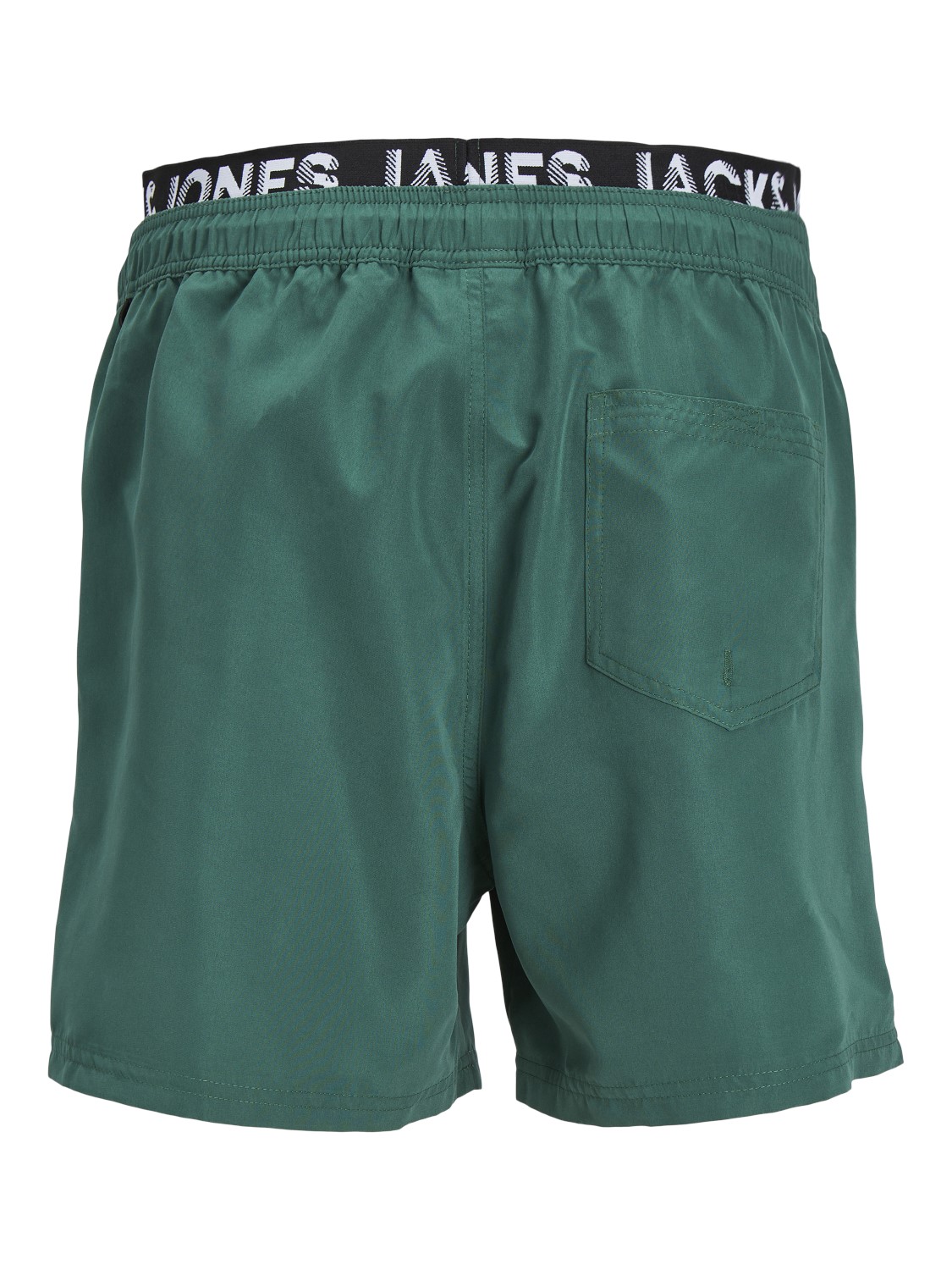 JACK & JONES Fiji Swim Double Waistband regular fit, heren zwembroek, donkergroen