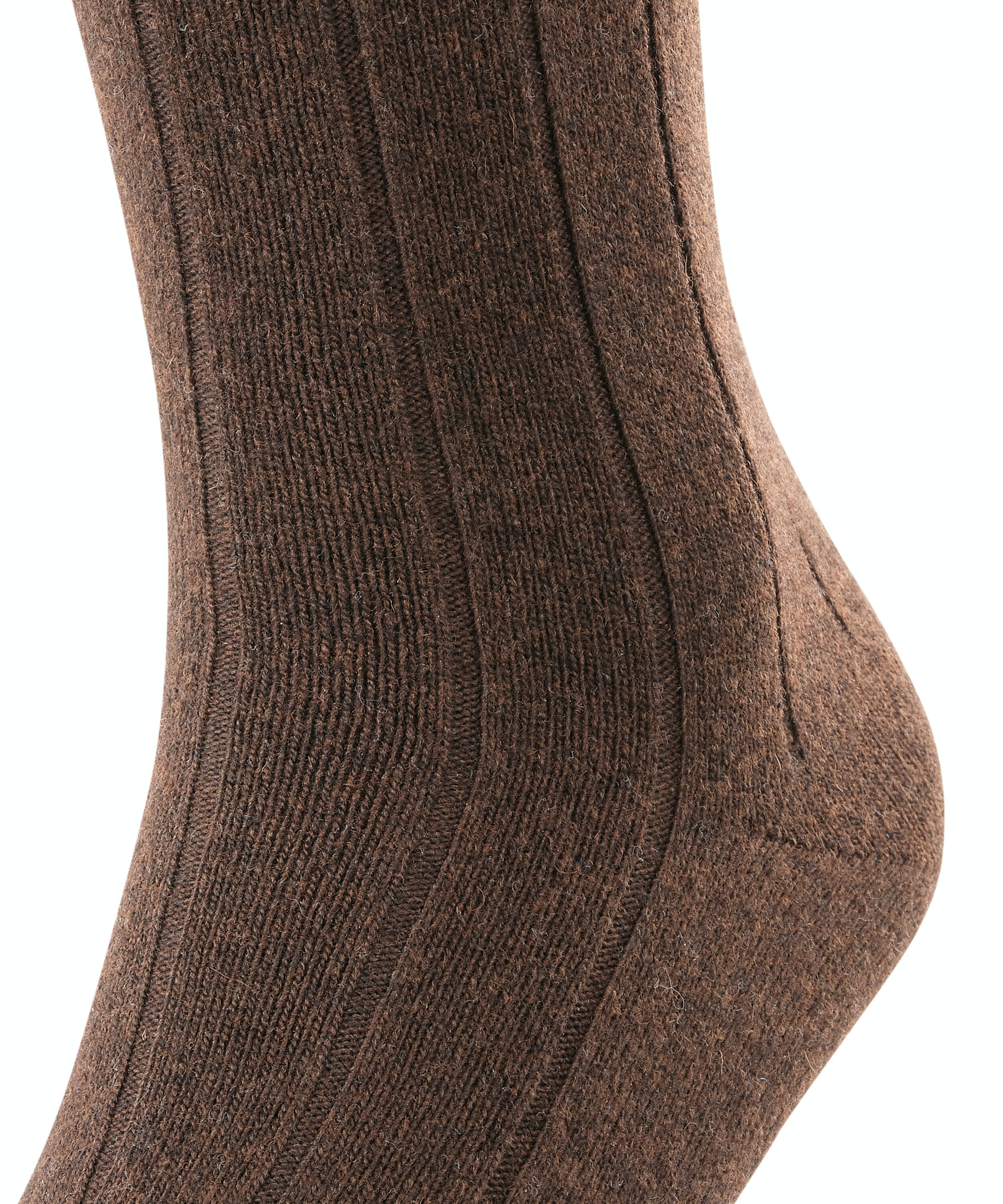 FALKE Lhasa Rib heren kniekousen bruin (brown)