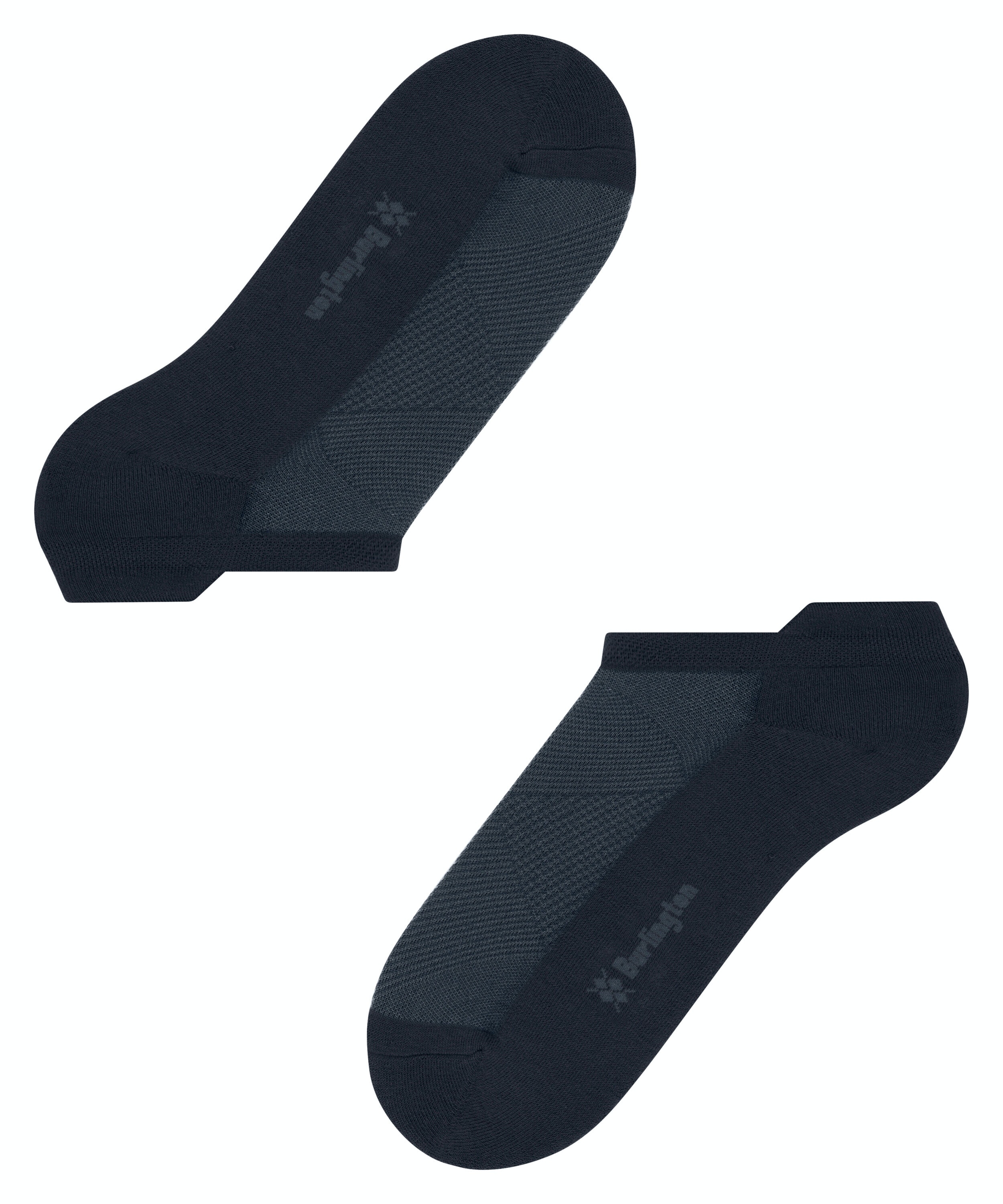 Burlington Athleisure heren sneakersokken, blauw (marine)