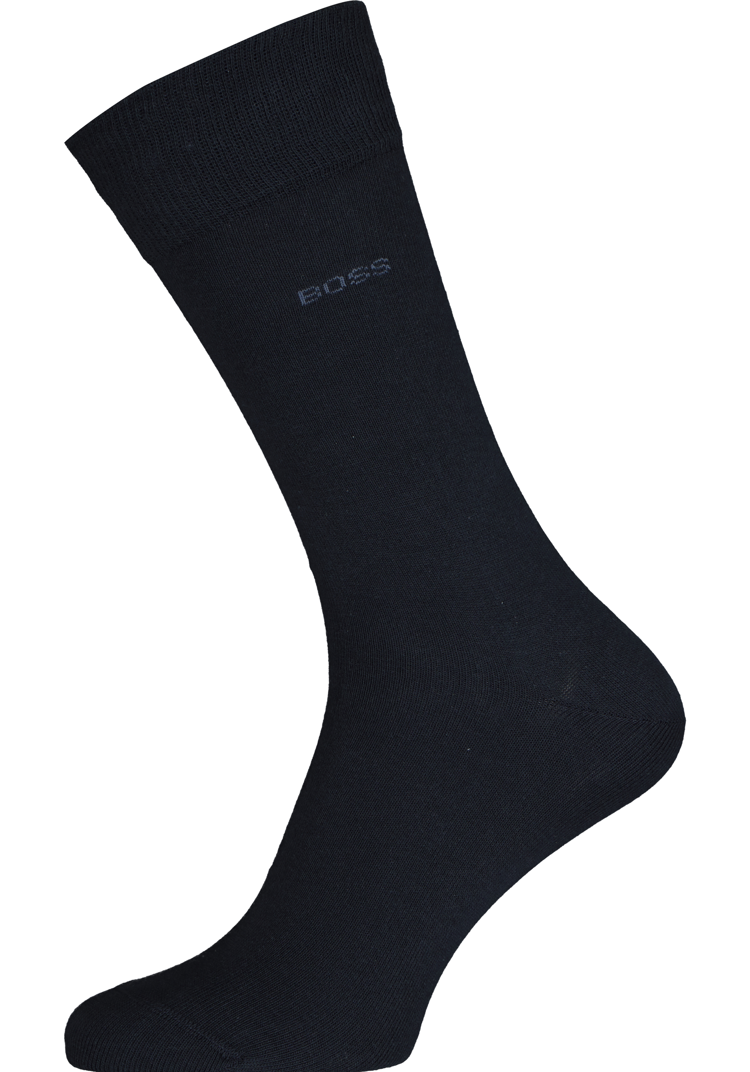 BOSS Cotton Uni (2-pack), herensokken katoen, donkerblauw