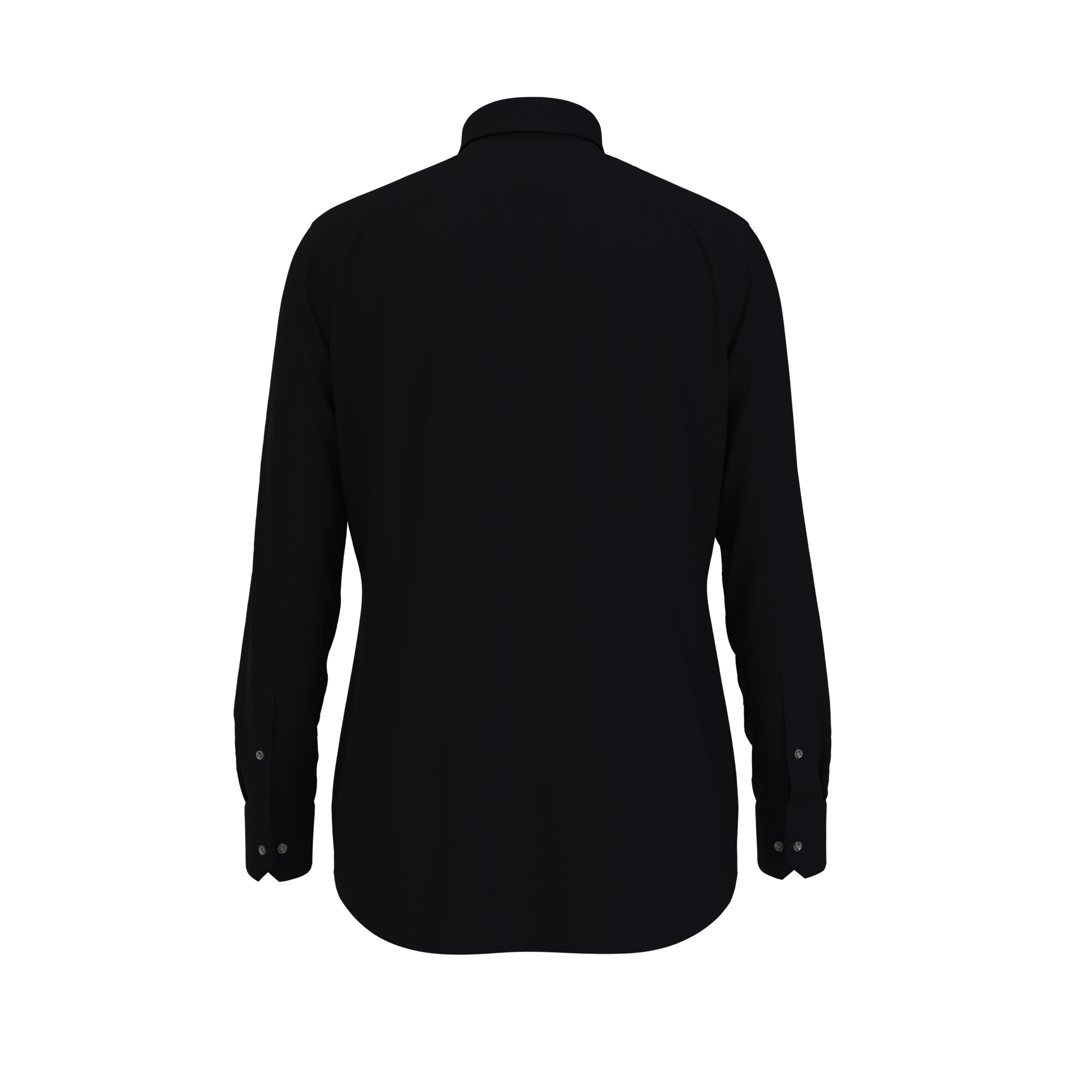 BOSS Hays slim fit overhemd, popeline, blauw