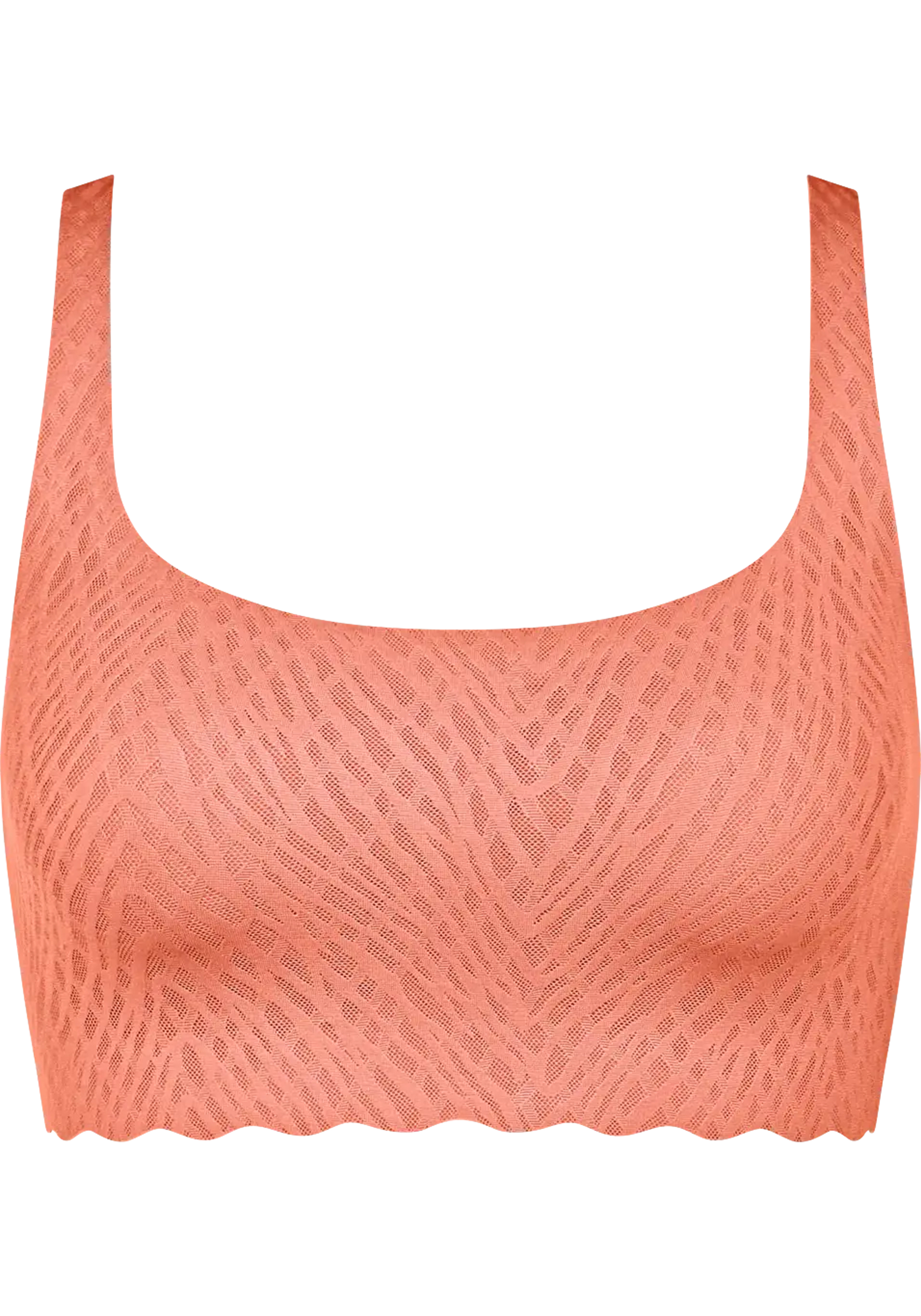 Sloggi Women ZERO Feel Bliss Top, bralette, licht abrikoos