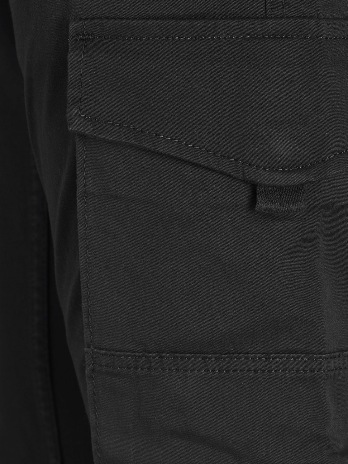 JACK & JONES Paul Lake Cargo loose fit, heren cargo broek, zwart