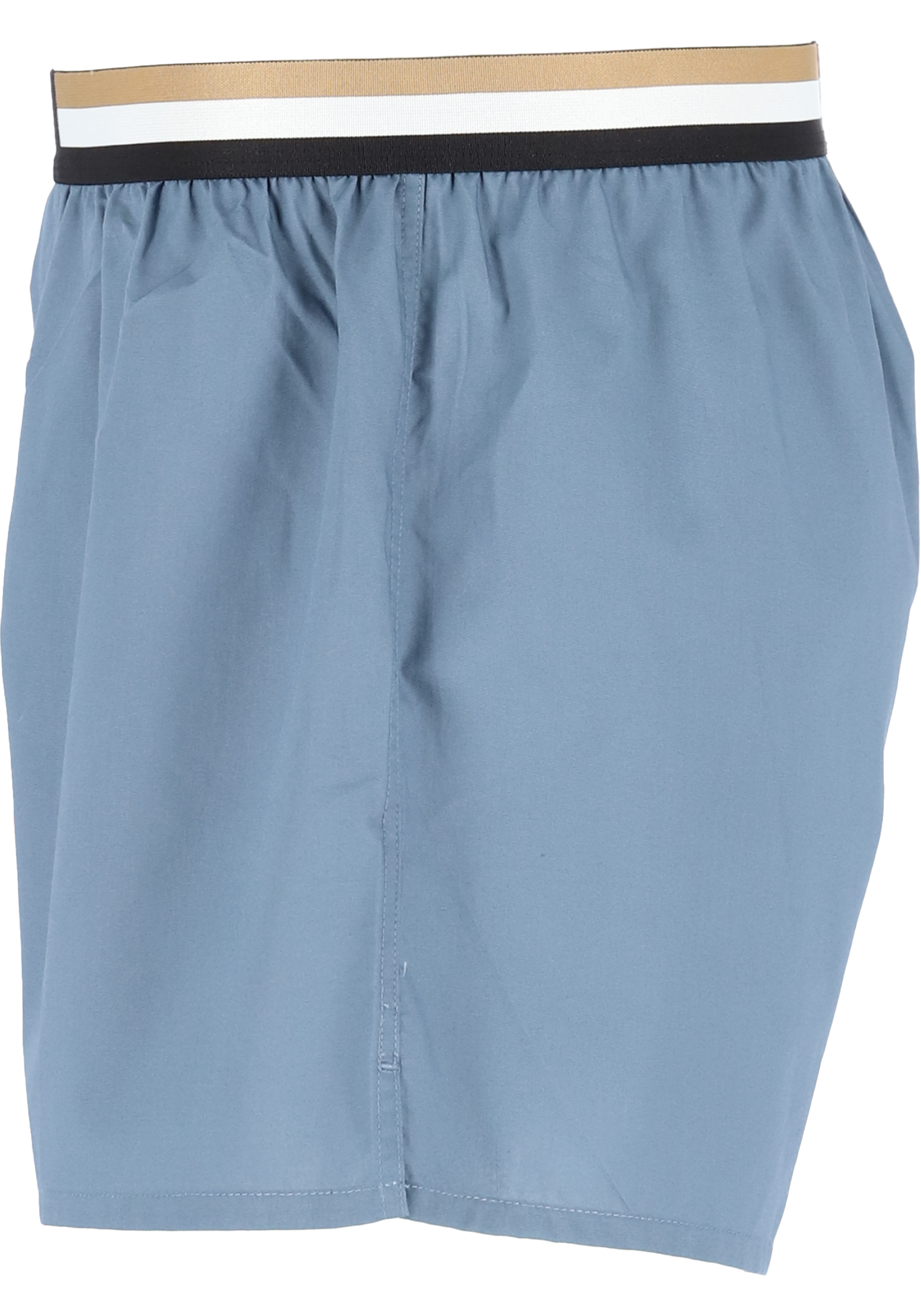 HUGO BOSS boxershorts woven (2-pack), heren boxers wijd model, blauw
