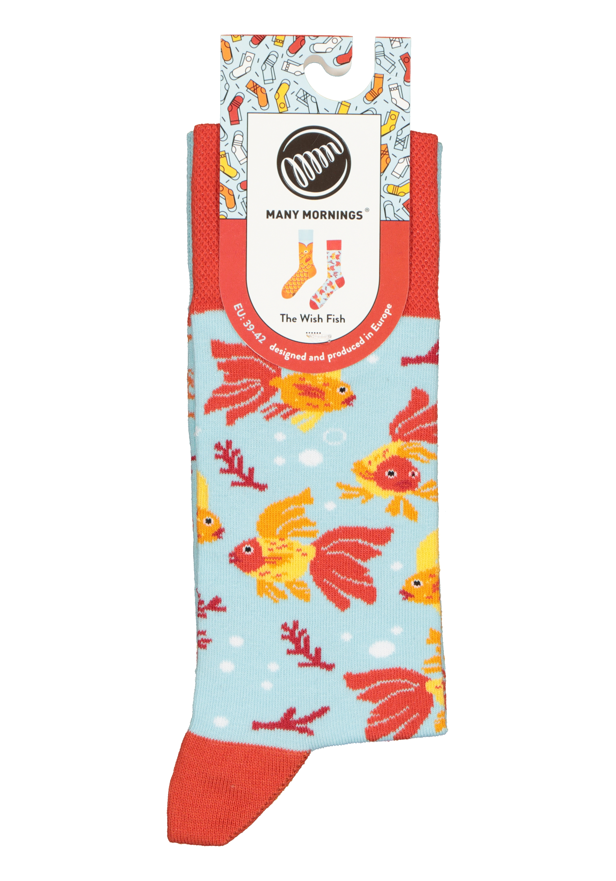 Many Mornings unisex sokken Wish Fish