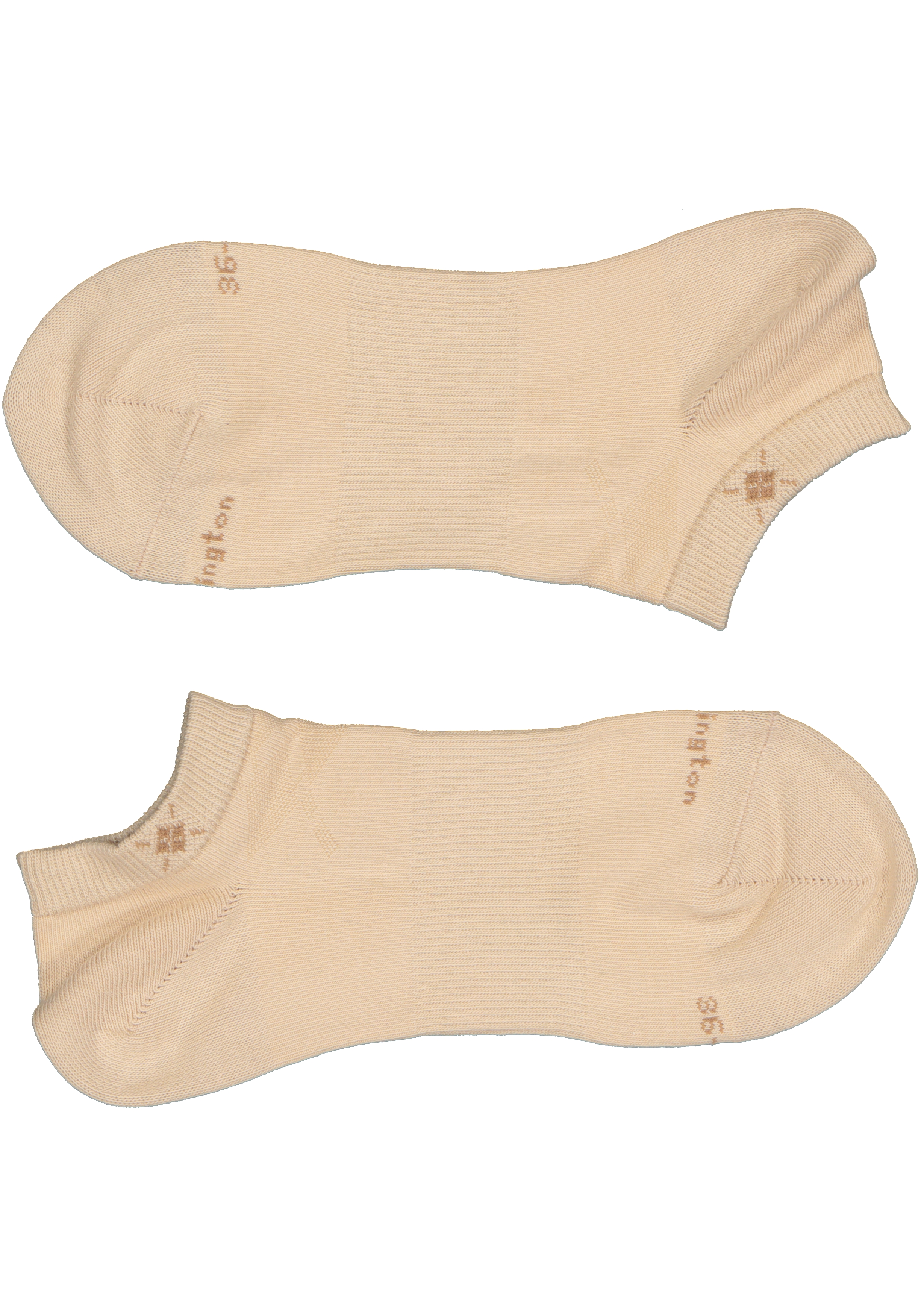 Burlington Everyday dames enkelsokken (2-pack), beige