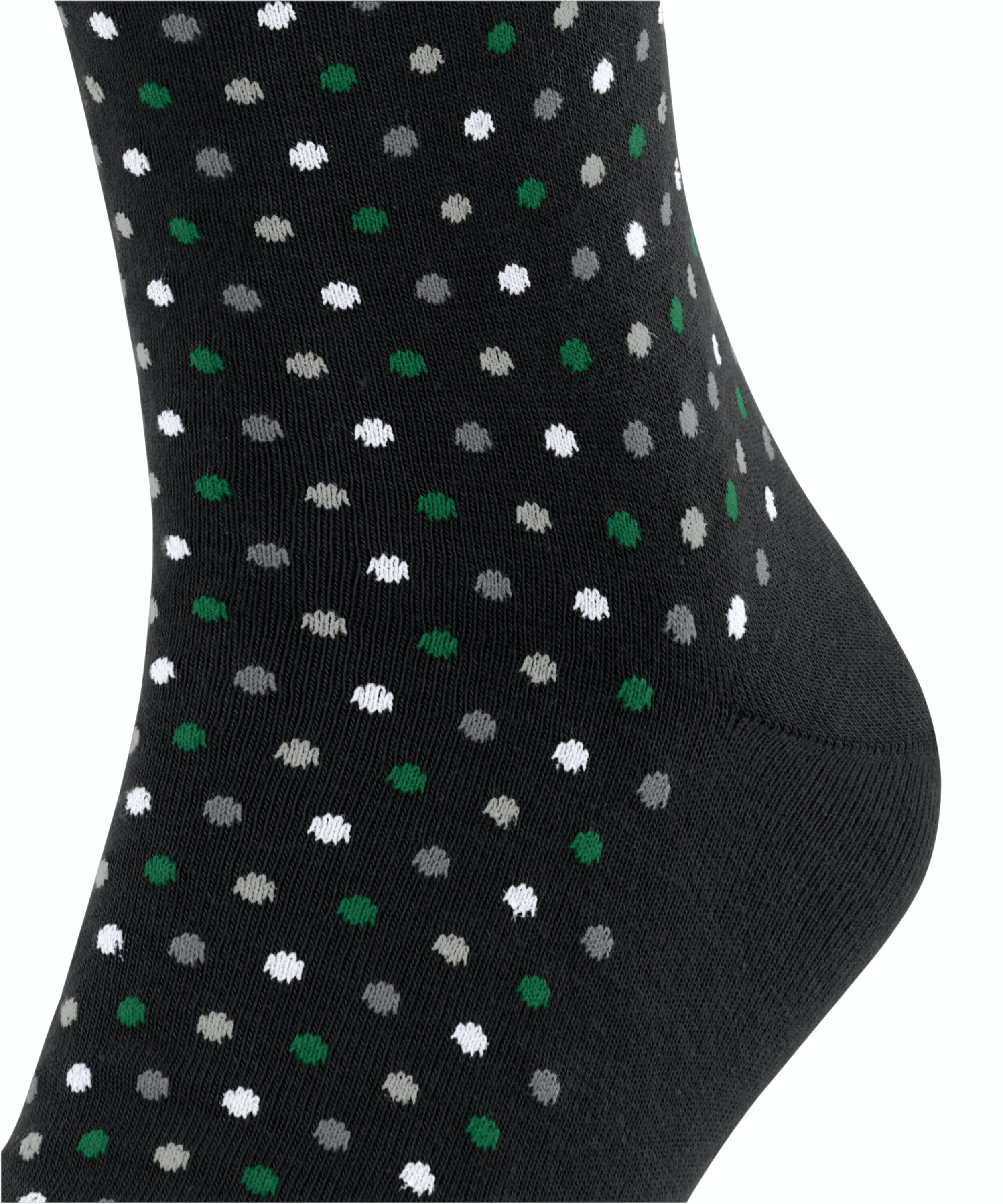 Burlington Dot herensokken, zwart (black)